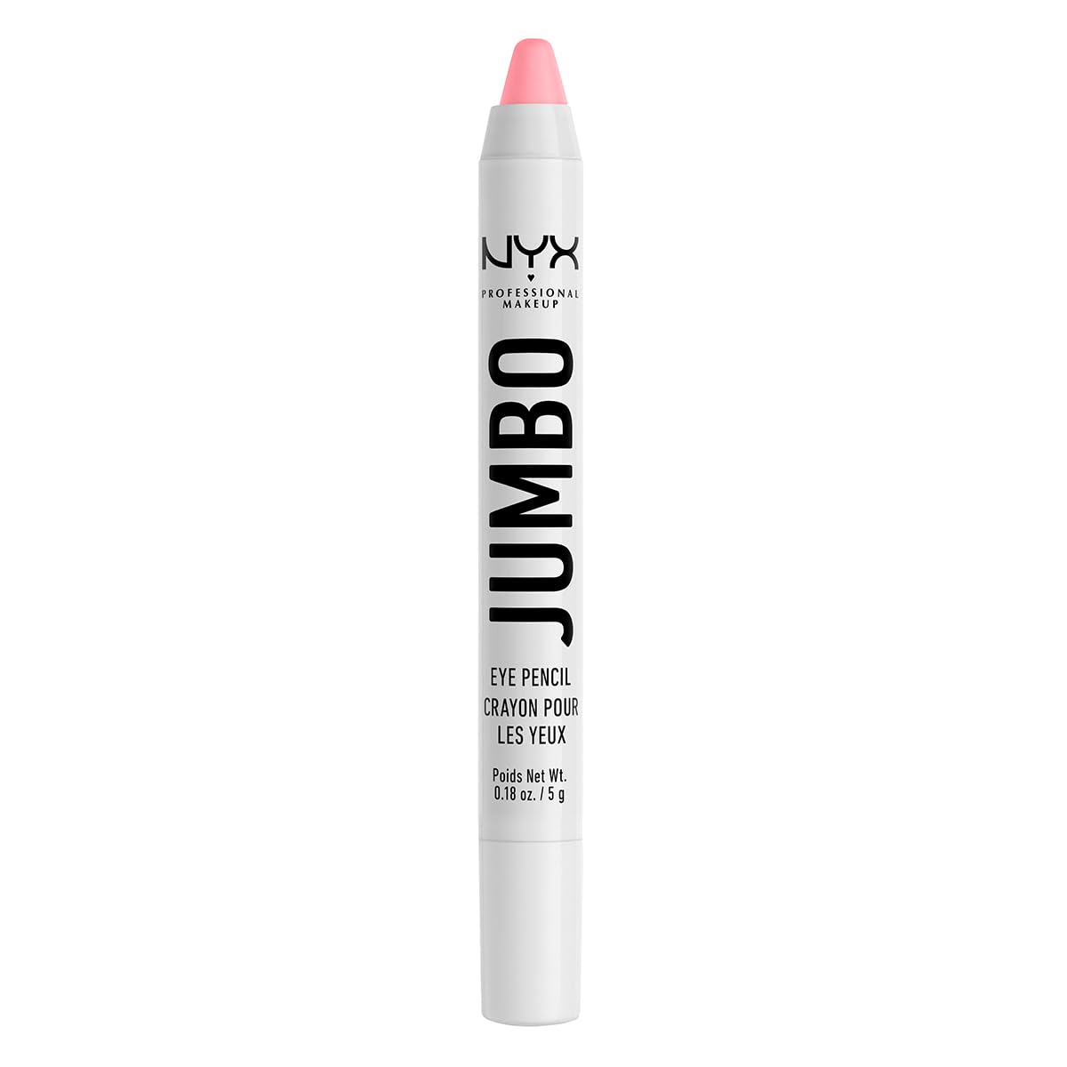 NYX PROFESSIONAL MAKEUP Jumbo Eye Pencil, Blendable Eyeshadow Stick & Eyeliner Pencil - Milk (White)