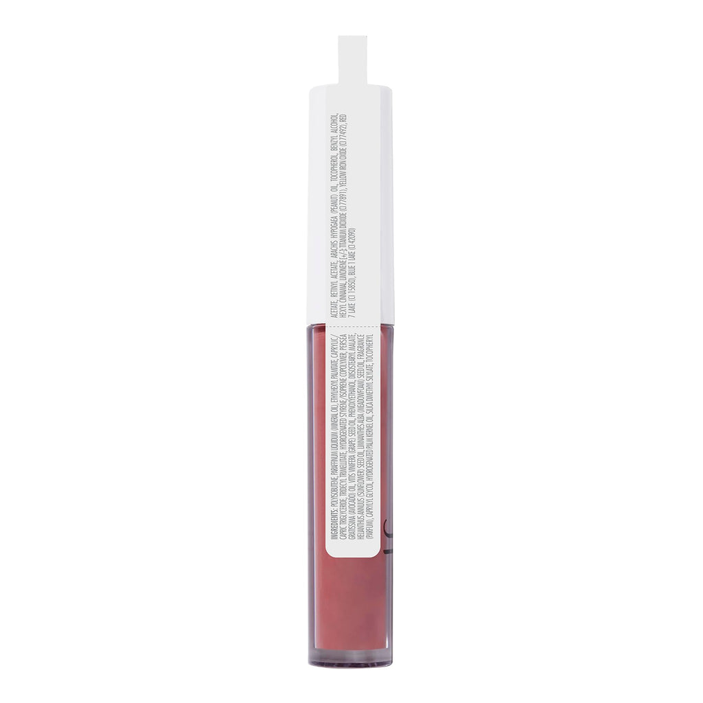 e.l.f. Lip Lacquer, Nourishing, Non-Sticky Ultra-Shine Lip Gloss With Sheer Color, Infused With Vitamins A & E, Vegan & Cruelty-Free, Whisper Pink