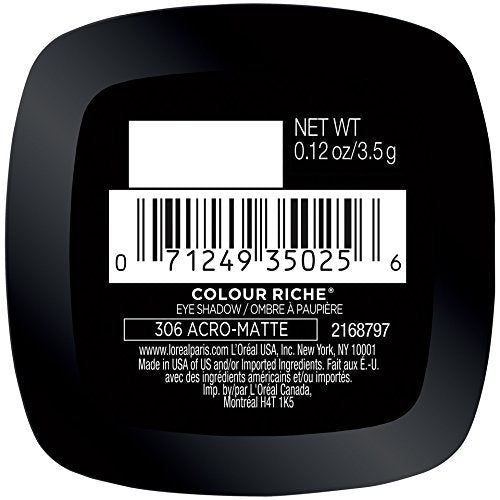 L'Oreal Paris Colour Riche Monos Eyeshadow, Cafe Au Lait, 0.12 oz.