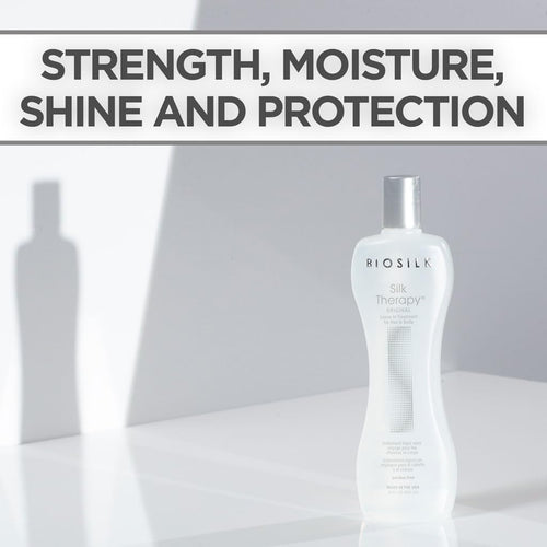 BioSilk Silk Therapy Original Cure, Reconstructing Treatment For Adding Shine & Helping Prevent Split Ends, Sulfate, Paraben, & Cruelty-Free, 12 Oz | Adding Shine, Sulfate Free, Paraben Free, Cruelty Free, 12 Oz