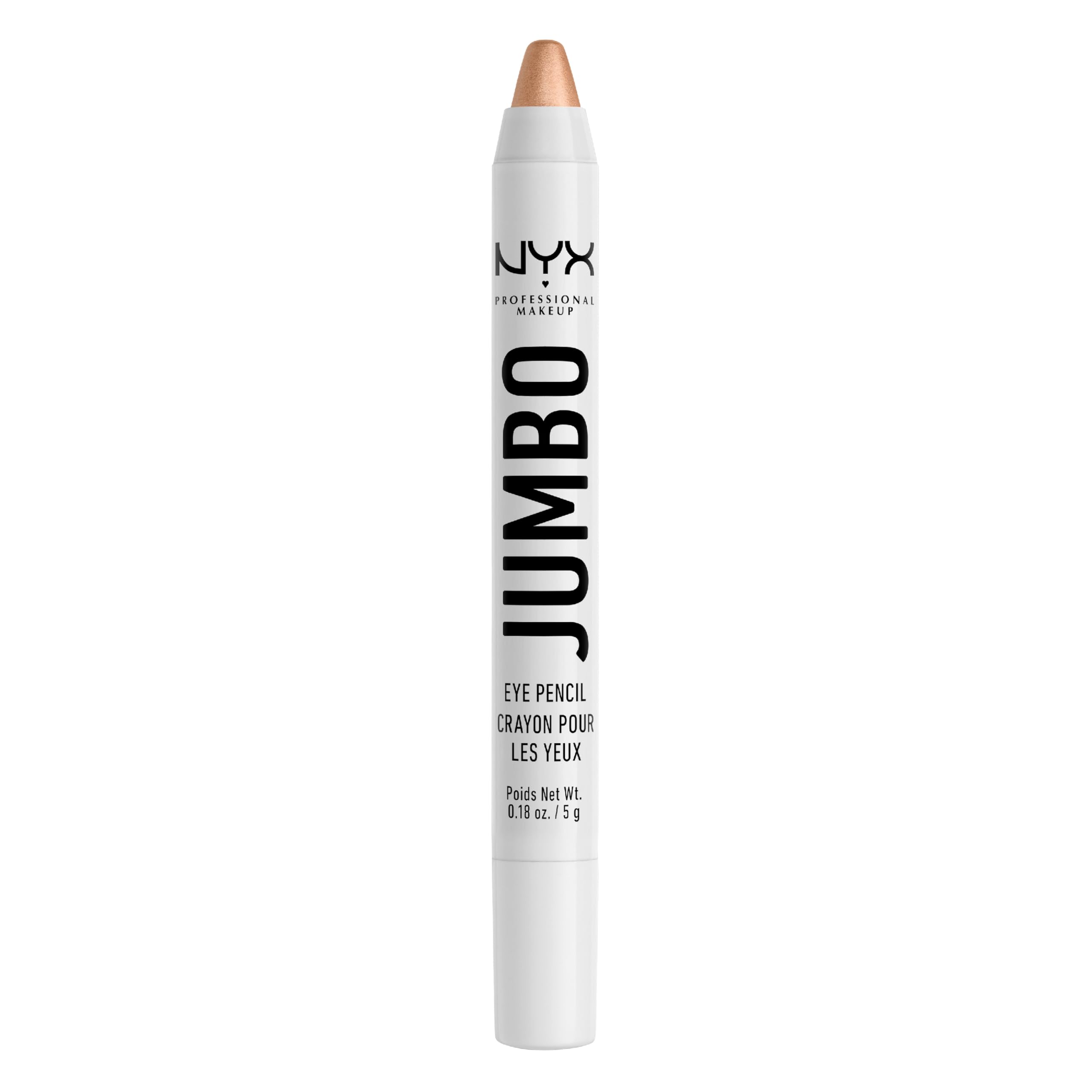 NYX PROFESSIONAL MAKEUP Jumbo Eye Pencil, Blendable Eyeshadow Stick & Eyeliner Pencil - Milk (White)
