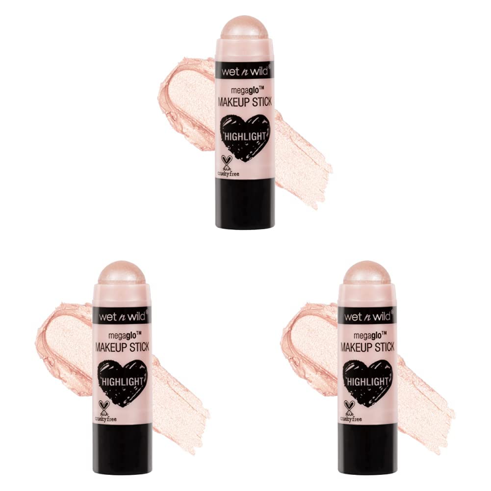 wet n wild MegaGlo Makeup Stick, Buildable Color, Versatile Use, Cruelty-Free & Vegan - Dusty Pink