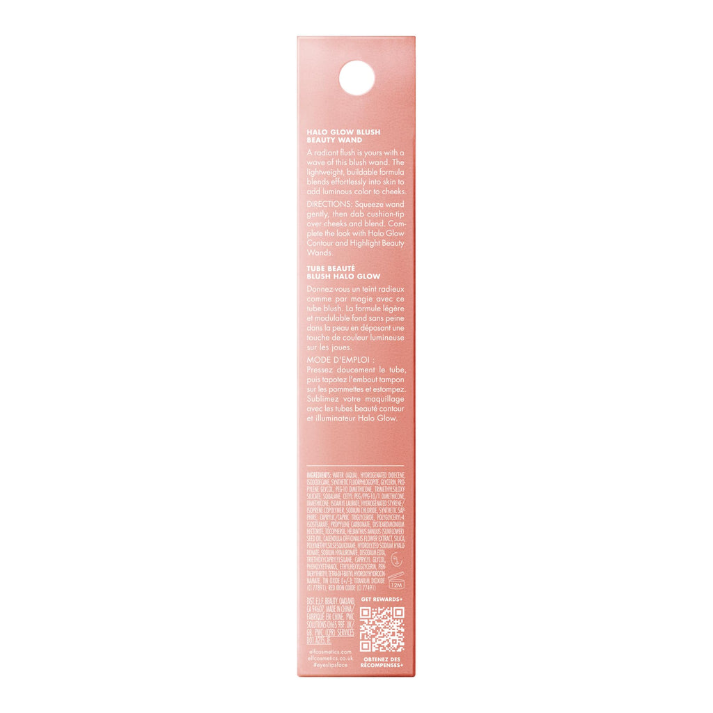 e.l.f. Halo Glow Blush Beauty Wand, Liquid Blush Wand For Radiant, Flushed Cheeks, Infused With Squalane, Vegan & Cruelty-free, Pink-Me-Up