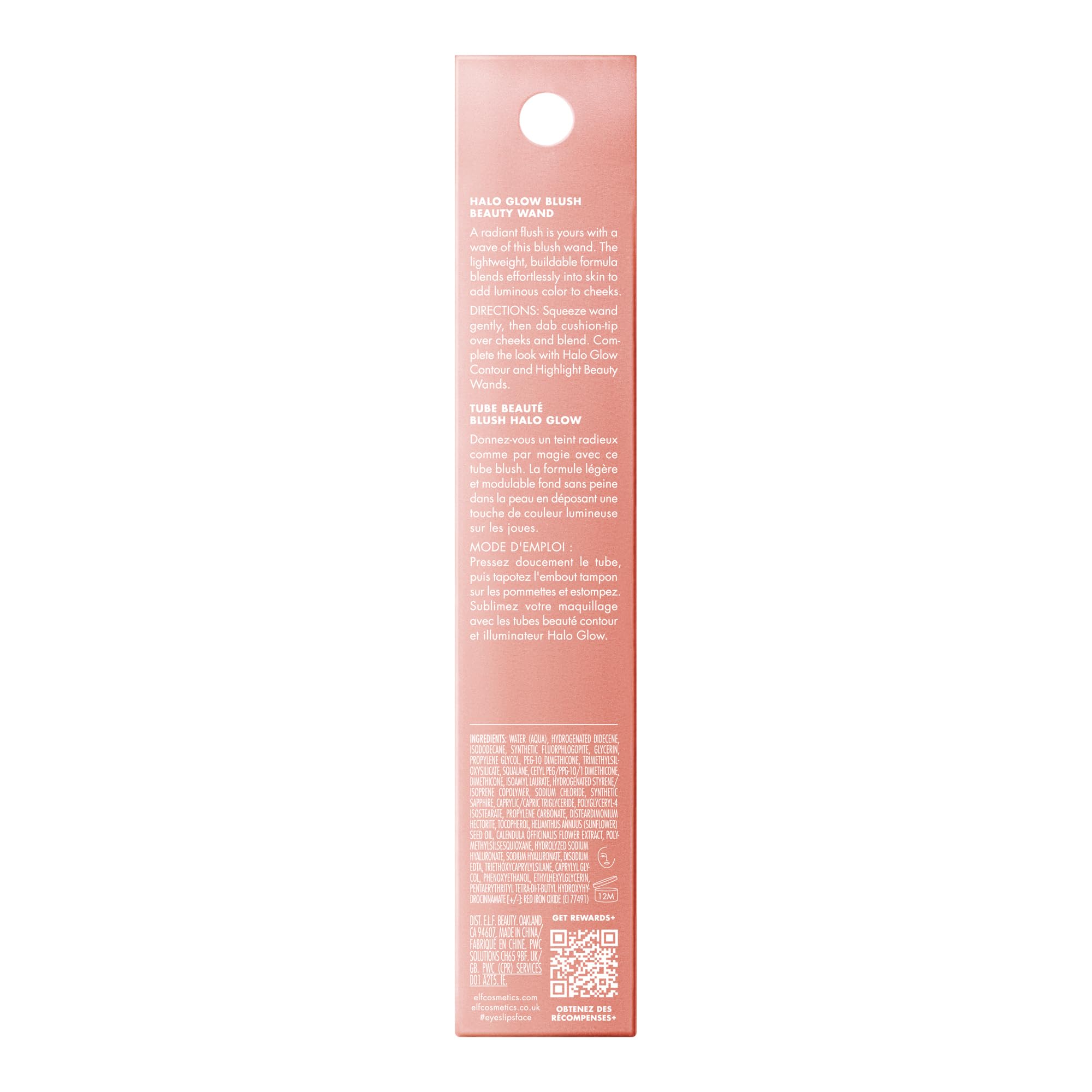 e.l.f. Halo Glow Blush Beauty Wand, Liquid Blush Wand For Radiant, Flushed Cheeks, Infused With Squalane, Vegan & Cruelty-free, Pink-Me-Up