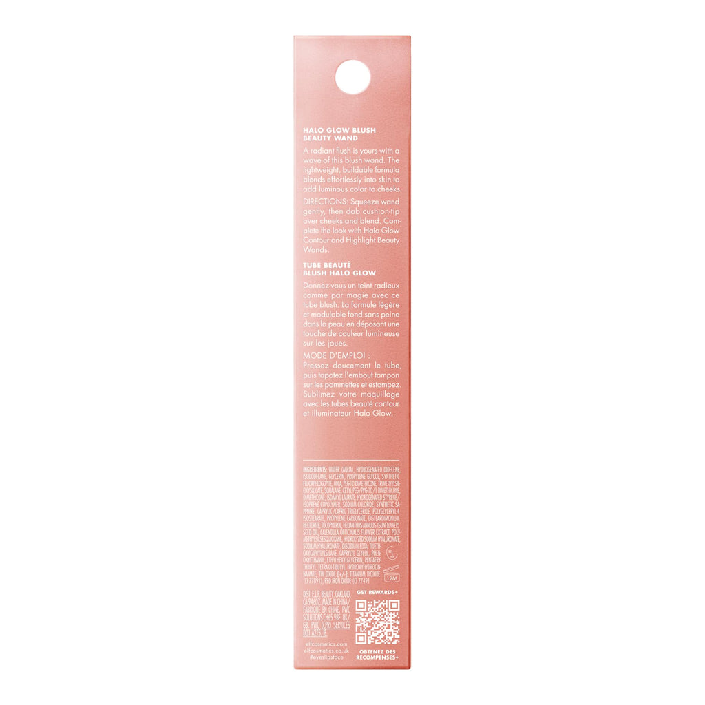 e.l.f. Halo Glow Blush Beauty Wand, Liquid Blush Wand For Radiant, Flushed Cheeks, Infused With Squalane, Vegan & Cruelty-free, Pink-Me-Up