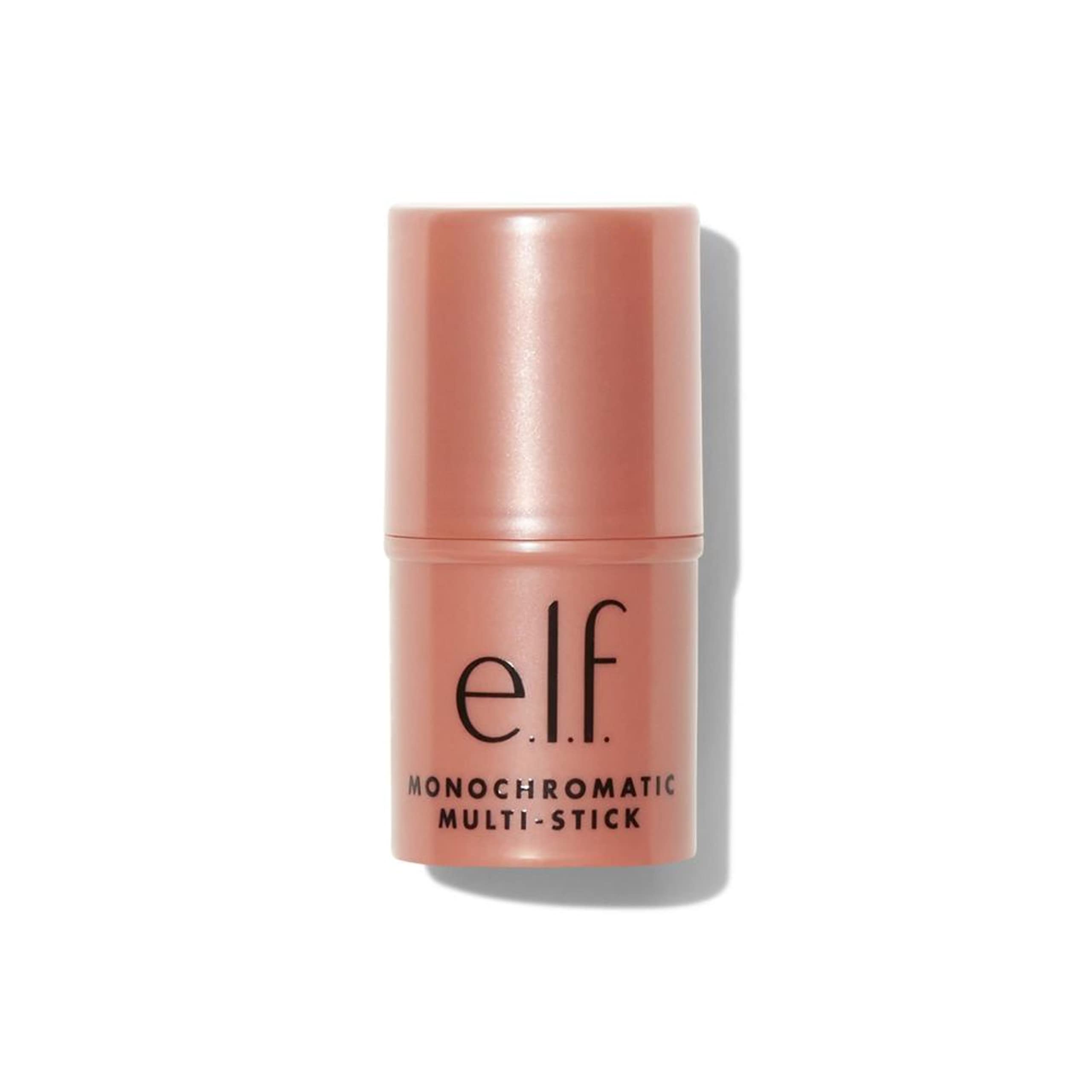 e.l.f., Monochromatic Multi Stick, Creamy, Lightweight, Versatile, Luxurious, Adds Shimmer, Easy To Use On The Go, Blends Effortlessly, Sparkling Rose, 0.17 Oz