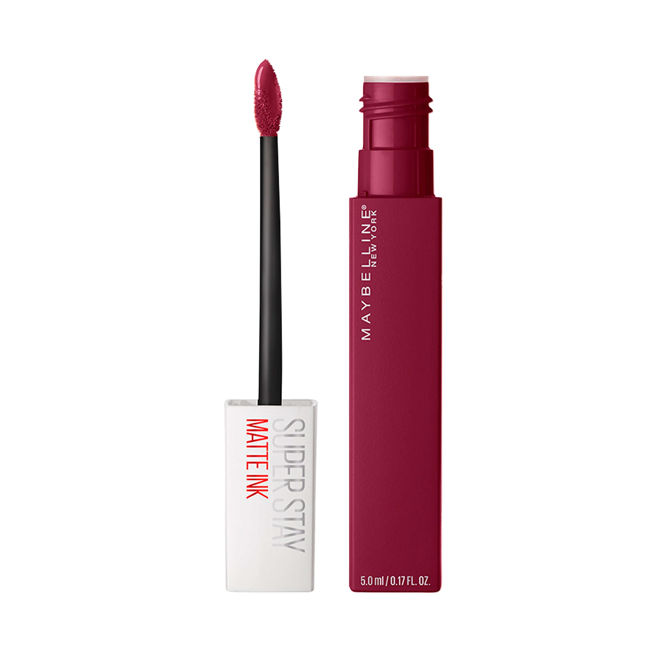 Maybelline Super Stay Matte Ink Liquid Lipstick Makeup, Long Lasting High Impact Color, Up to 16H Wear, Mover, Brown, 1 Count, Packaging May Vary