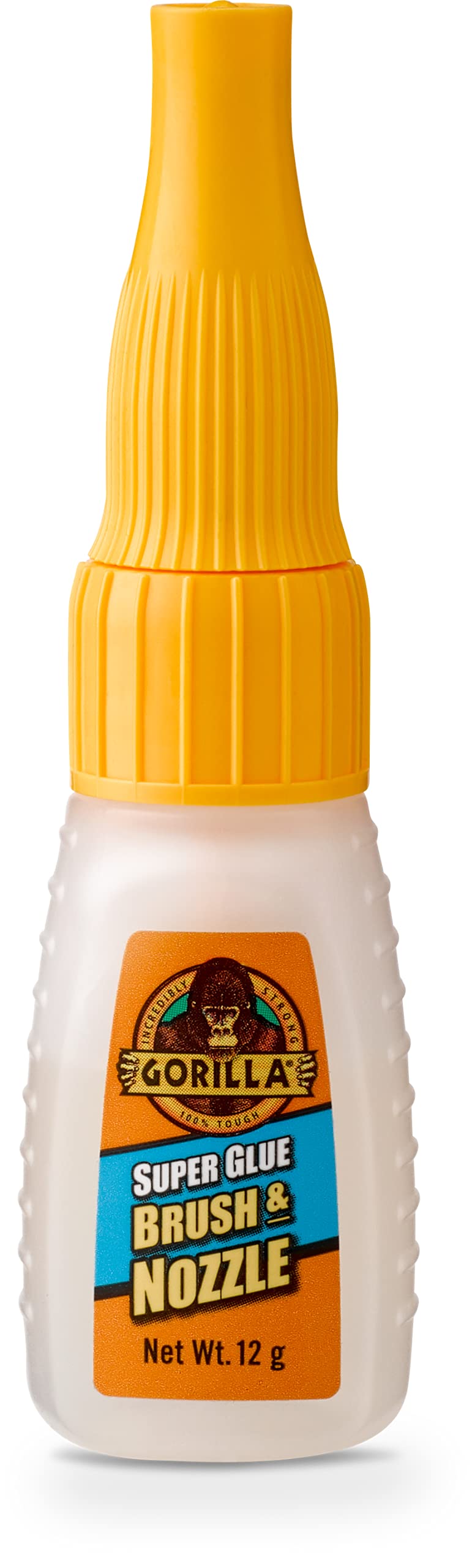 Gorilla Super Glue, 15g – All Purpose, Impact Tough & Fast Setting with Anti-Clog Cap Ideal for Metal, Ceramics, Leather & More