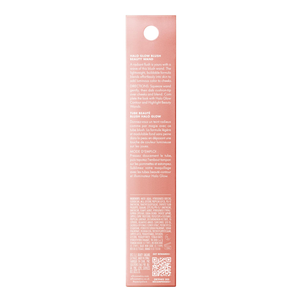 e.l.f. Halo Glow Blush Beauty Wand, Liquid Blush Wand For Radiant, Flushed Cheeks, Infused With Squalane, Vegan & Cruelty-free, Pink-Me-Up