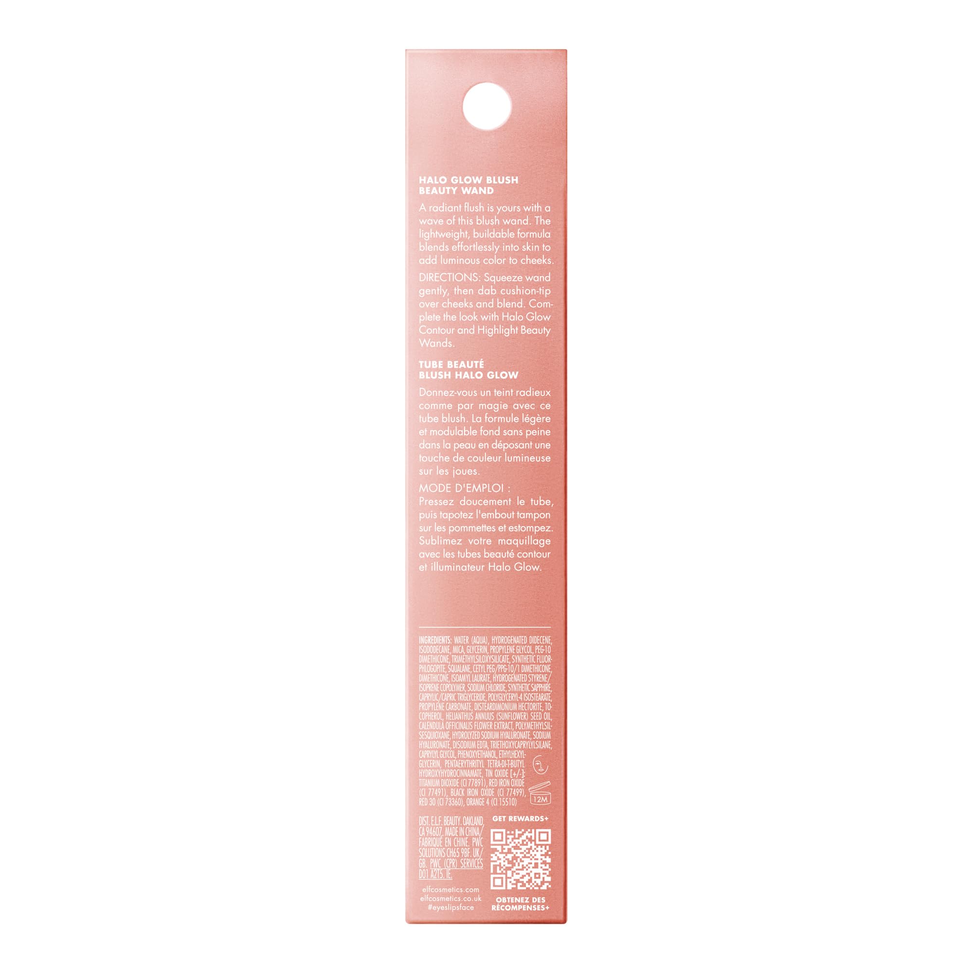 e.l.f. Halo Glow Blush Beauty Wand, Liquid Blush Wand For Radiant, Flushed Cheeks, Infused With Squalane, Vegan & Cruelty-free, Pink-Me-Up