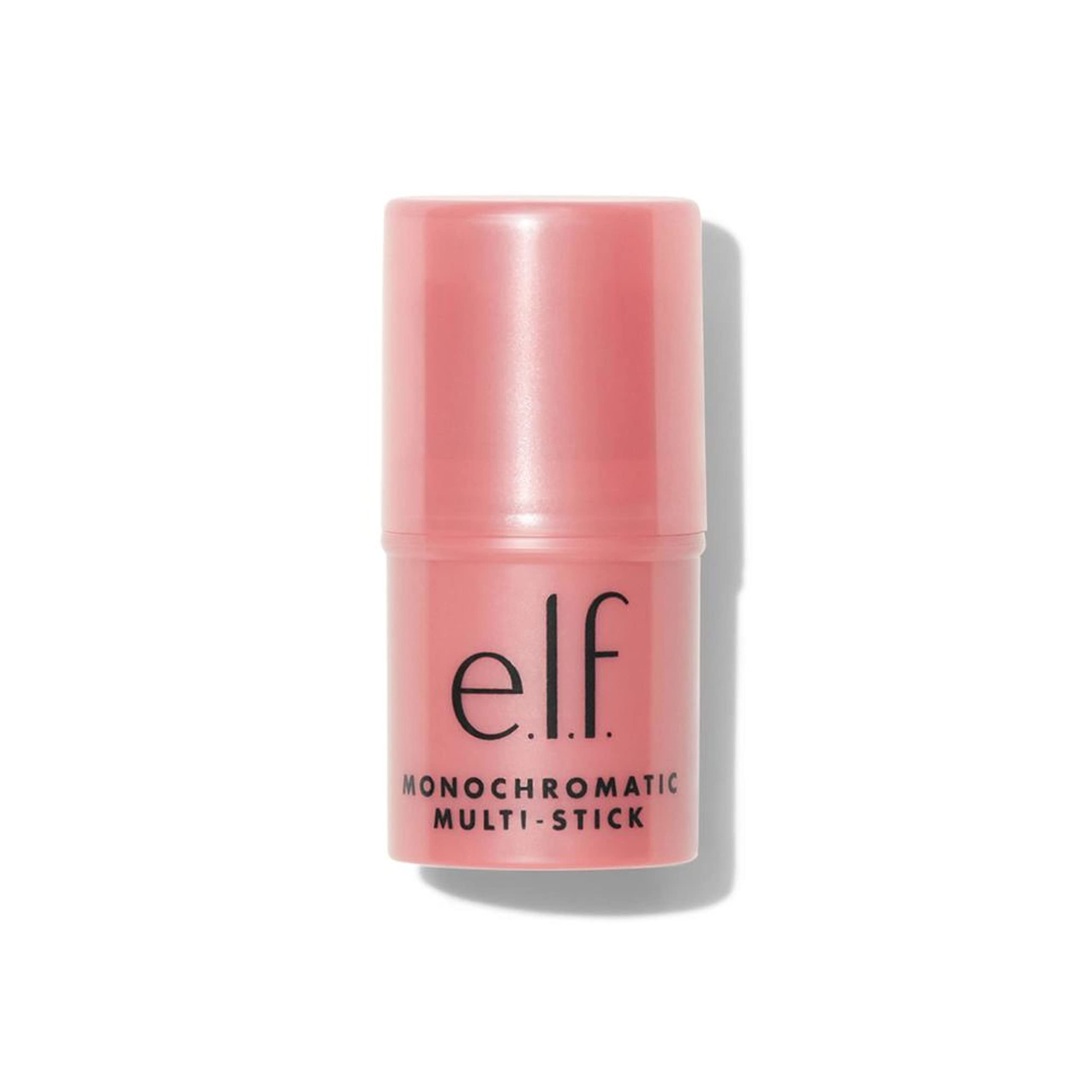e.l.f., Monochromatic Multi Stick, Creamy, Lightweight, Versatile, Luxurious, Adds Shimmer, Easy To Use On The Go, Blends Effortlessly, Sparkling Rose, 0.17 Oz