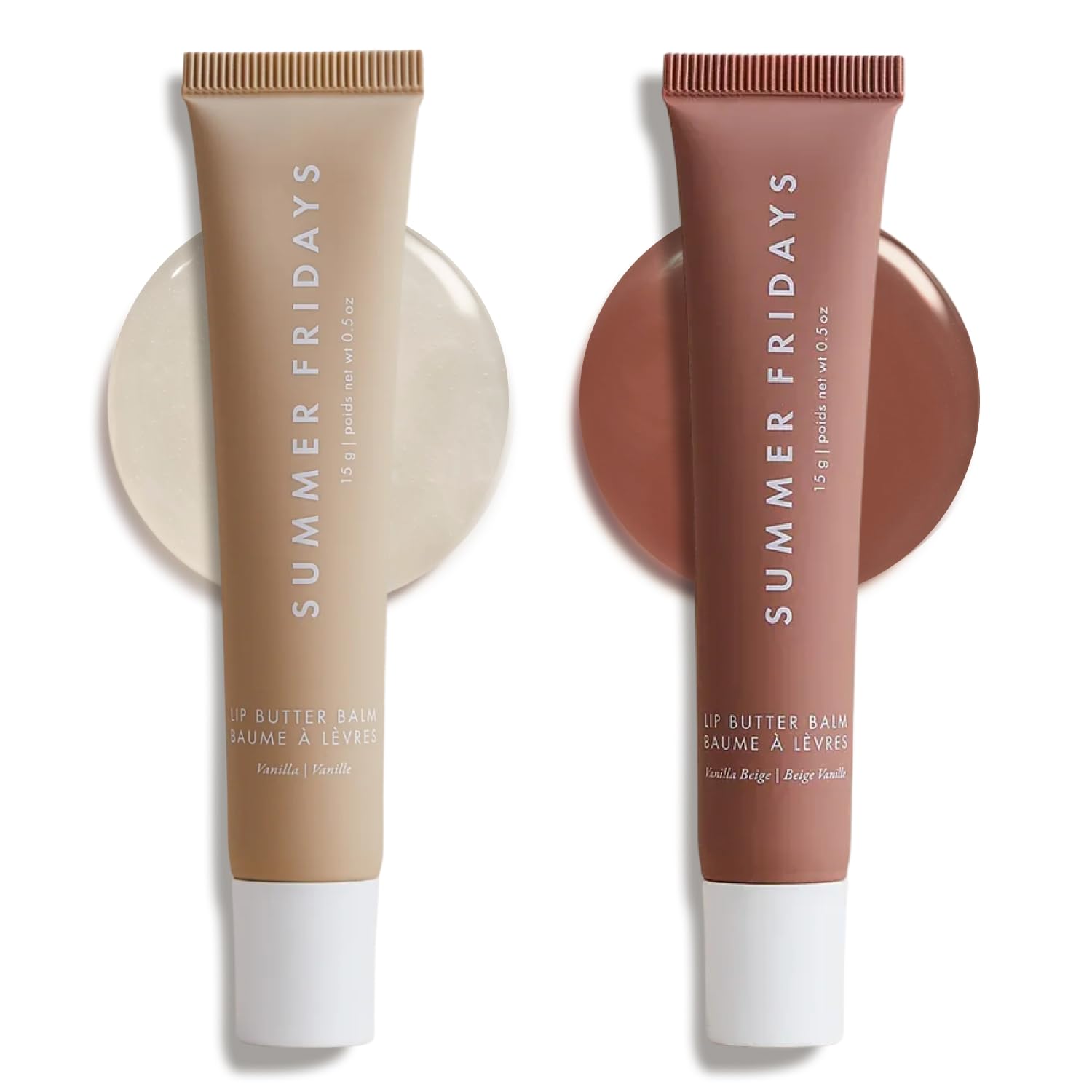 Summer Fridays Tinted Lip Butter Balm - Conditioning Vegan Lip Balm for Instant Moisture, Shine & Hydration - Sheer-Tinted, Soothing Skincare - Cherry (.5 Oz)