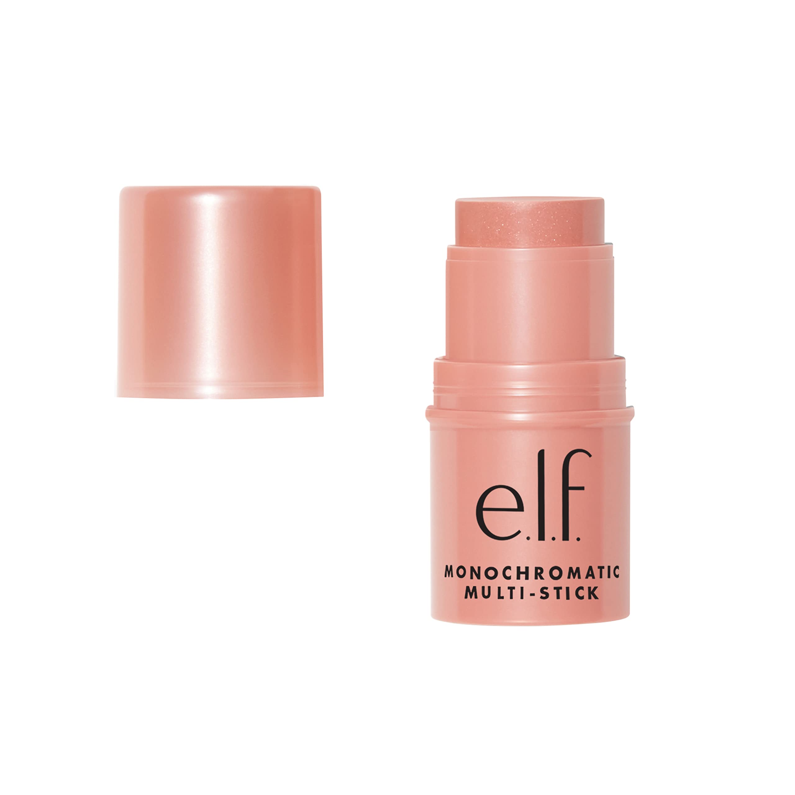 e.l.f., Monochromatic Multi Stick, Creamy, Lightweight, Versatile, Luxurious, Adds Shimmer, Easy To Use On The Go, Blends Effortlessly, Sparkling Rose, 0.17 Oz