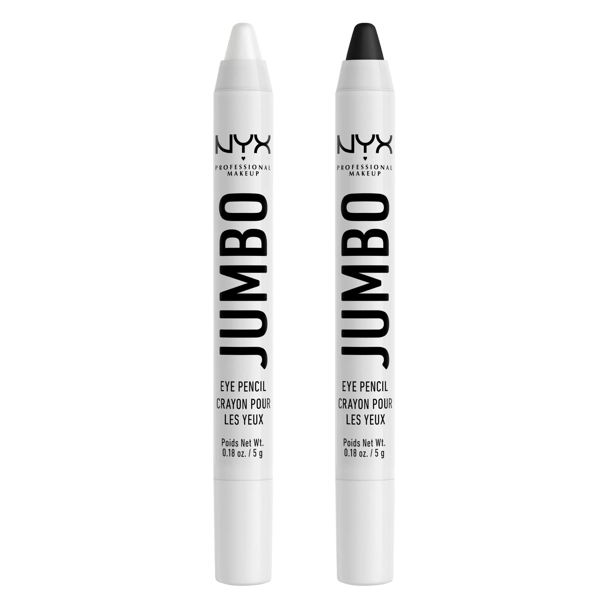 NYX PROFESSIONAL MAKEUP Jumbo Eye Pencil, Blendable Eyeshadow Stick & Eyeliner Pencil - Milk (White)