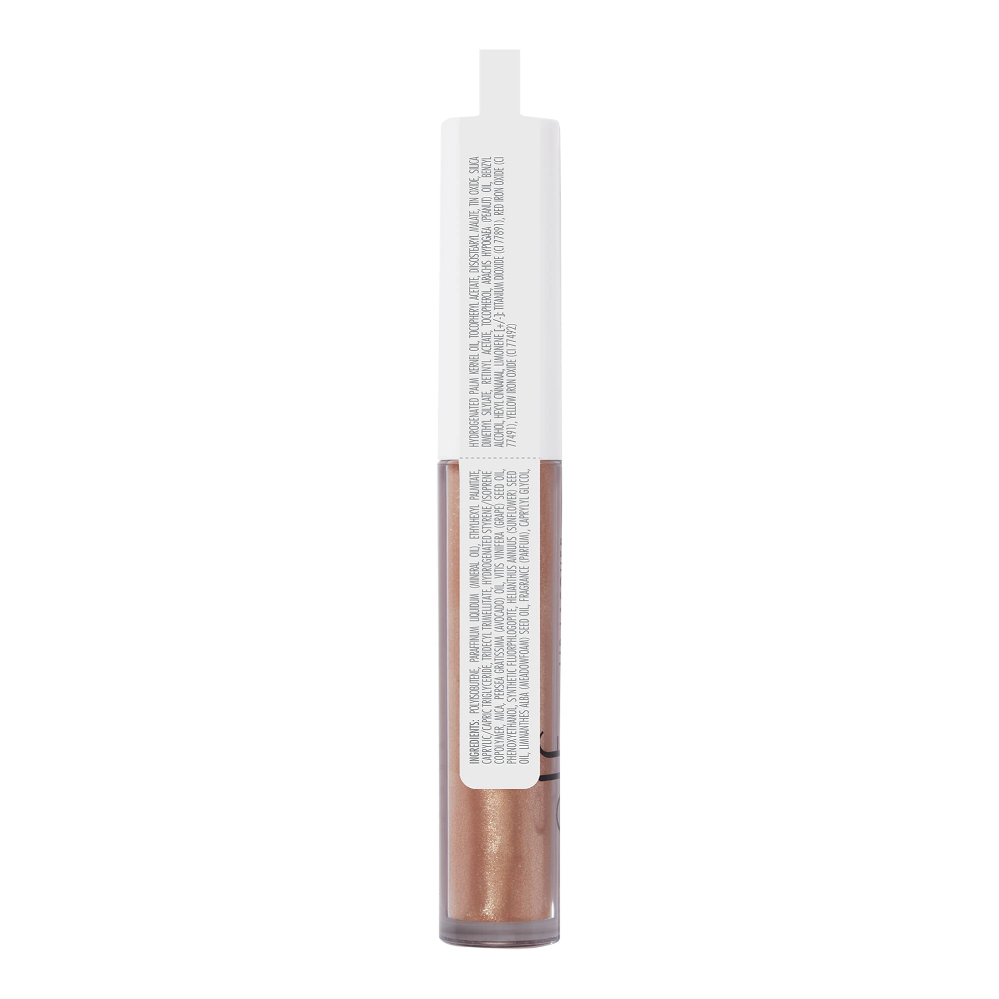 e.l.f. Lip Lacquer, Nourishing, Non-Sticky Ultra-Shine Lip Gloss With Sheer Color, Infused With Vitamins A & E, Vegan & Cruelty-Free, Whisper Pink