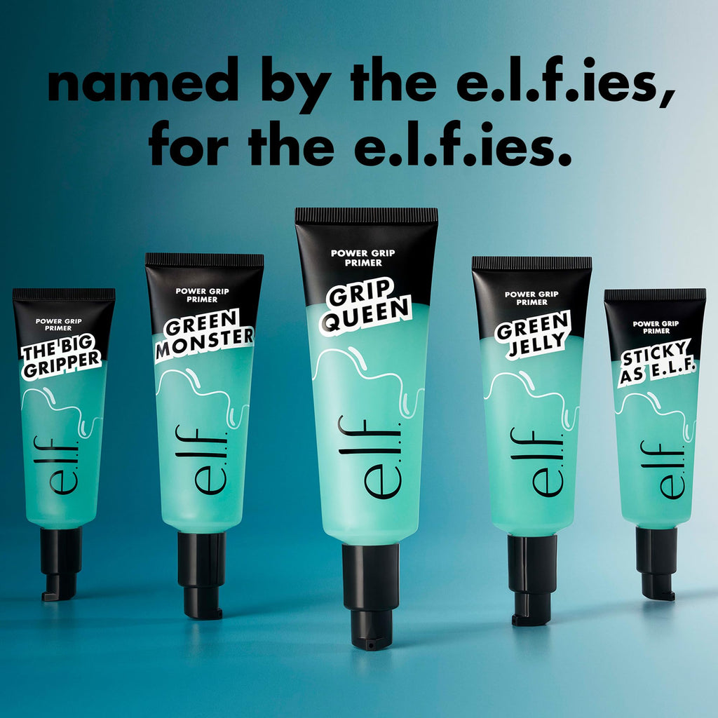 e.l.f. Power Grip Primer, Gel-Based & Hydrating Face Primer For Smoothing Skin & Gripping Makeup, Moisturizes & Primes, 0.811 Fl Oz (24 ml.)