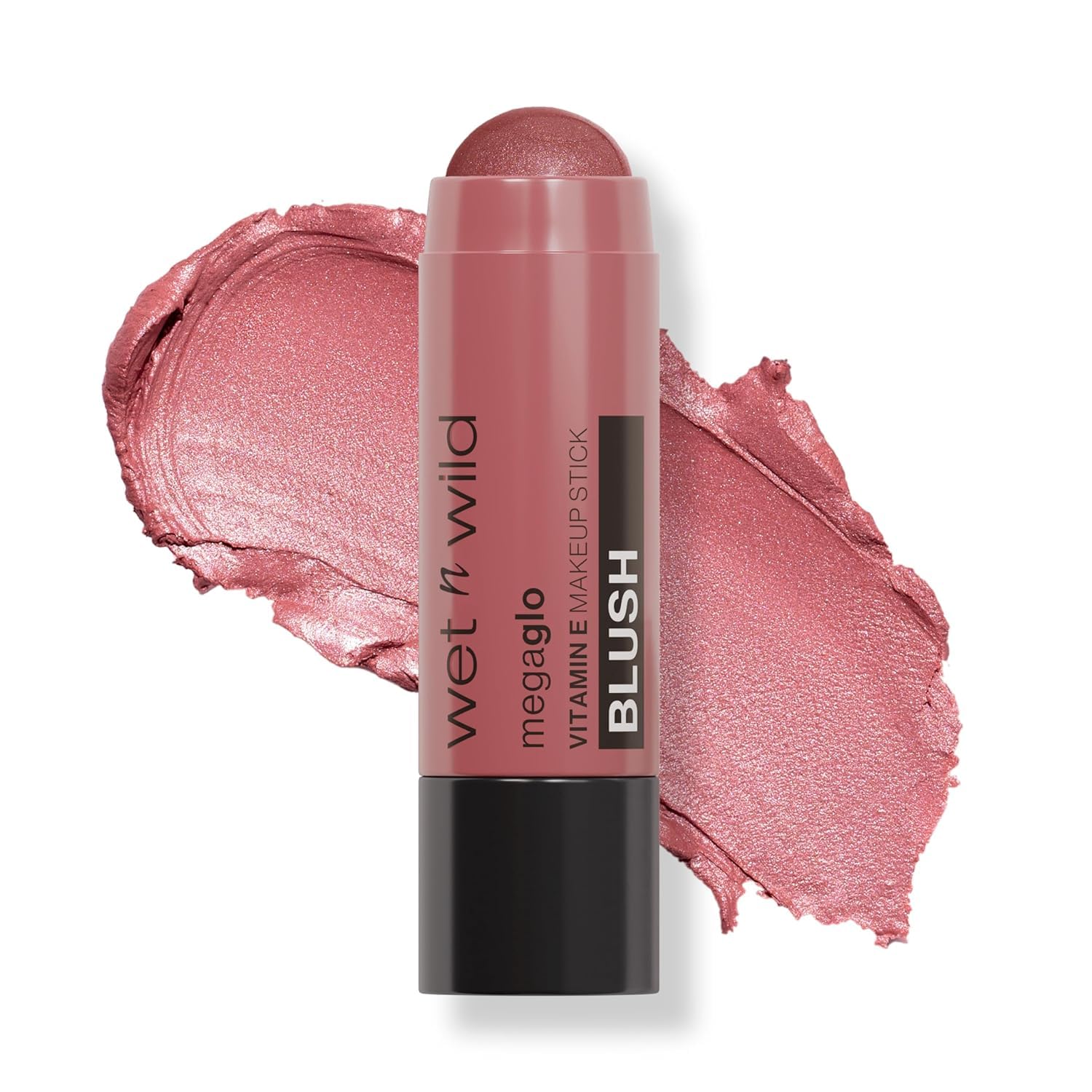 wet n wild MegaGlo Makeup Stick, Buildable Color, Versatile Use, Cruelty-Free & Vegan - Dusty Pink