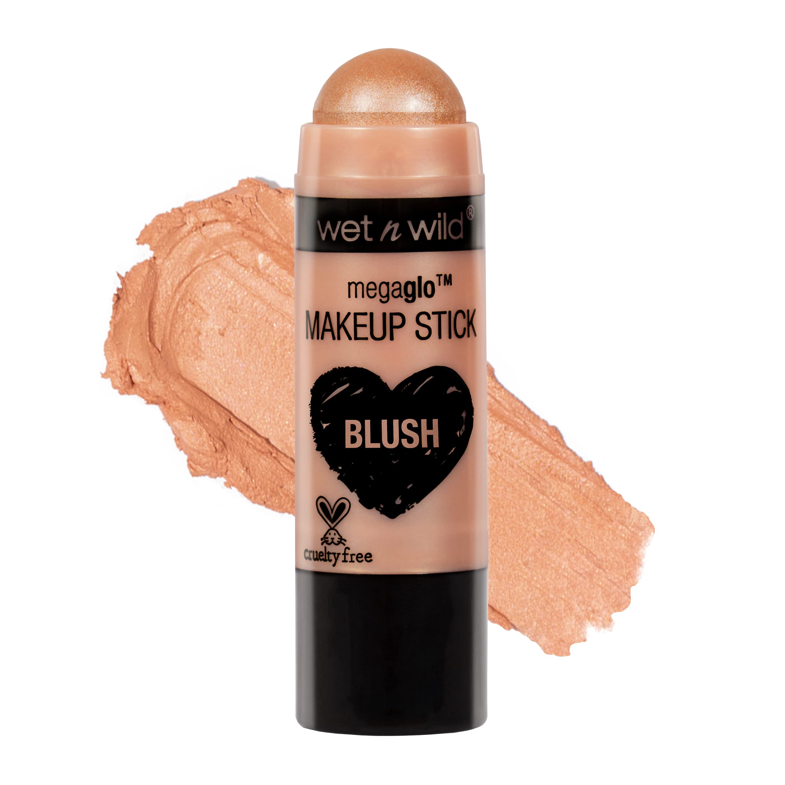 wet n wild MegaGlo Makeup Stick, Buildable Color, Versatile Use, Cruelty-Free & Vegan - Dusty Pink