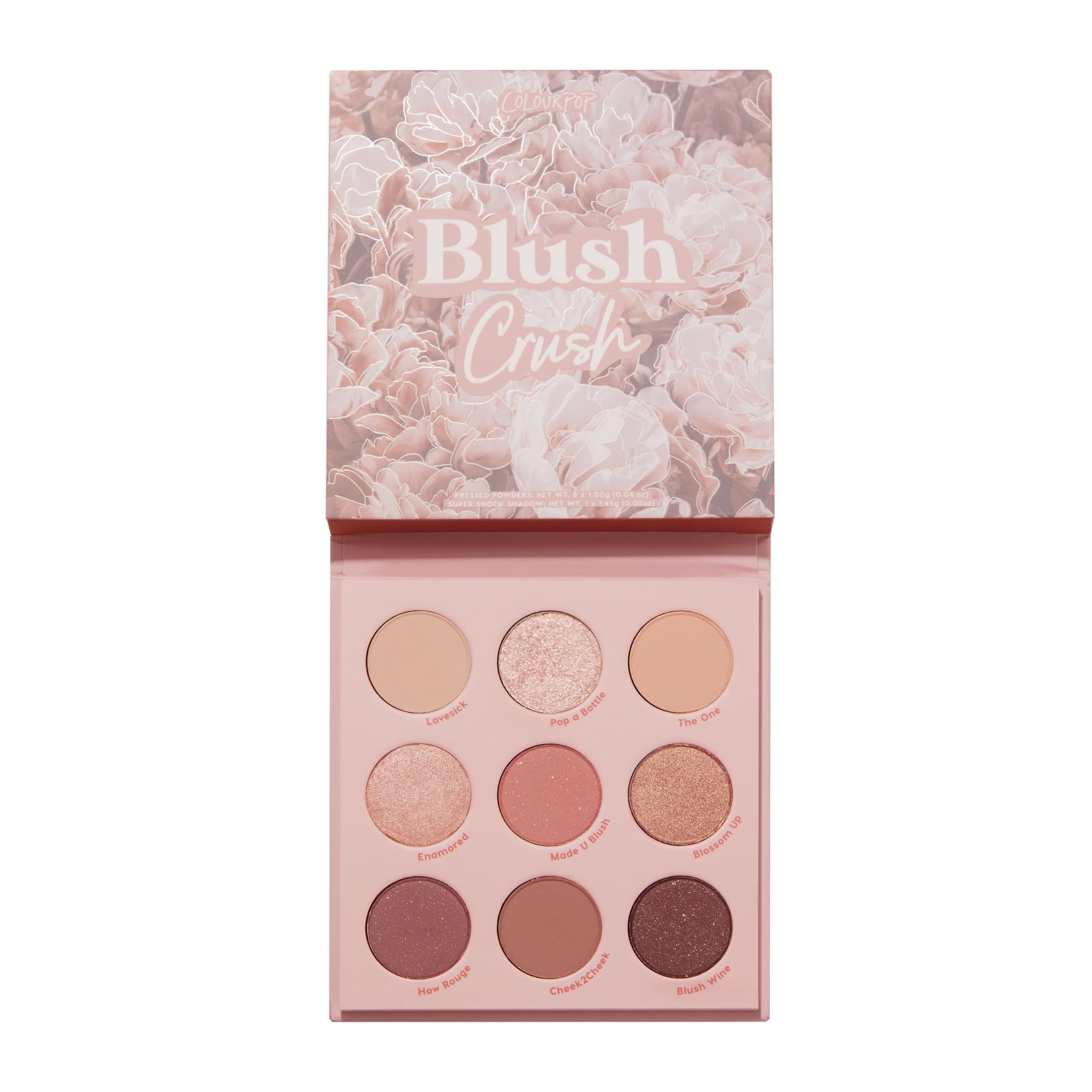 ColourPop Nude Mood Eyeshadow Palette - Brown & Copper Palette with Metallic and Matte Finishes - High-Pigment Eye Makeup with a Long-Wearing Formula (0.3 oz)