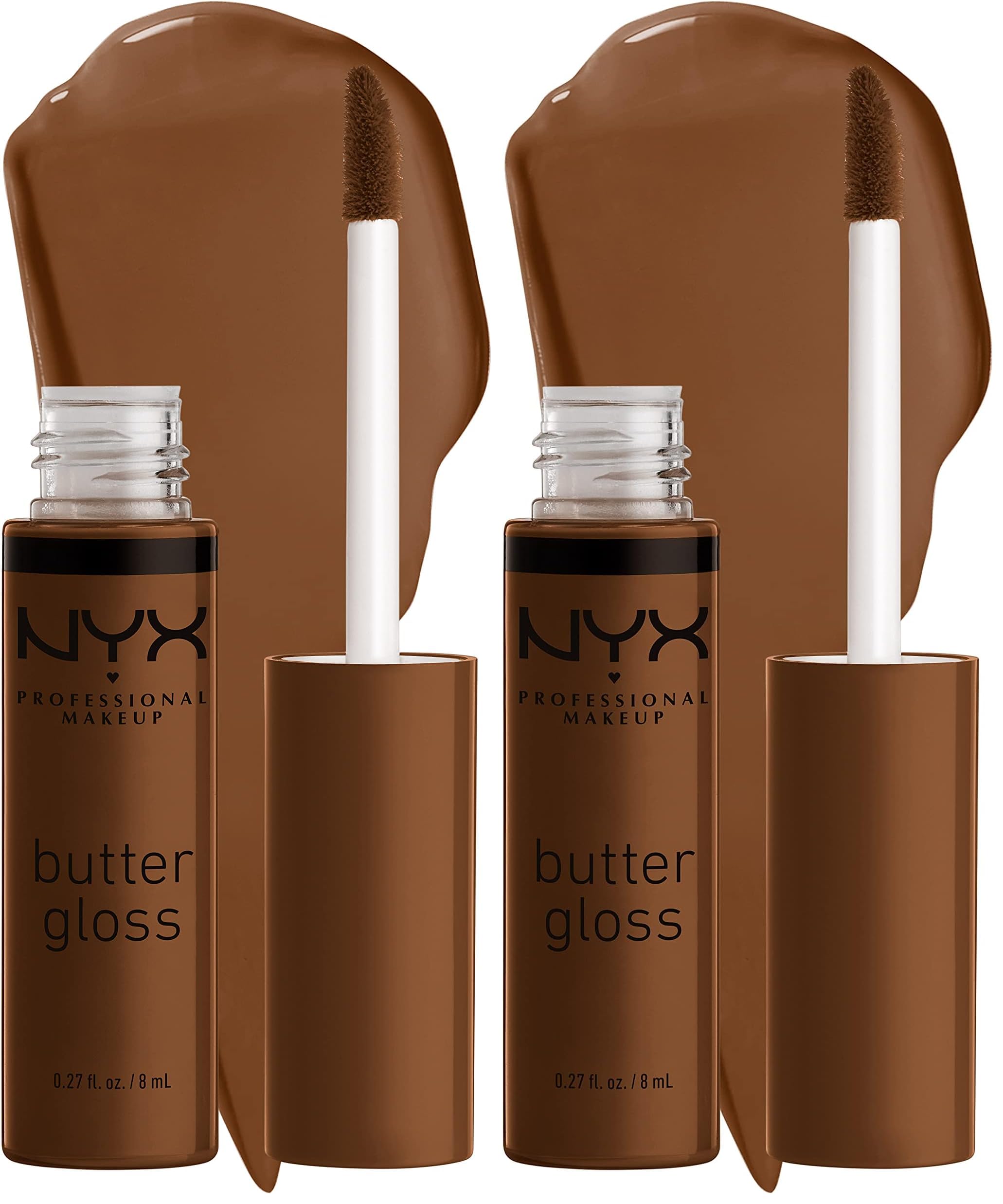 NYX PROFESSIONAL MAKEUP Butter Gloss, Non-Sticky Lip Gloss - Tiramisu (Brown)