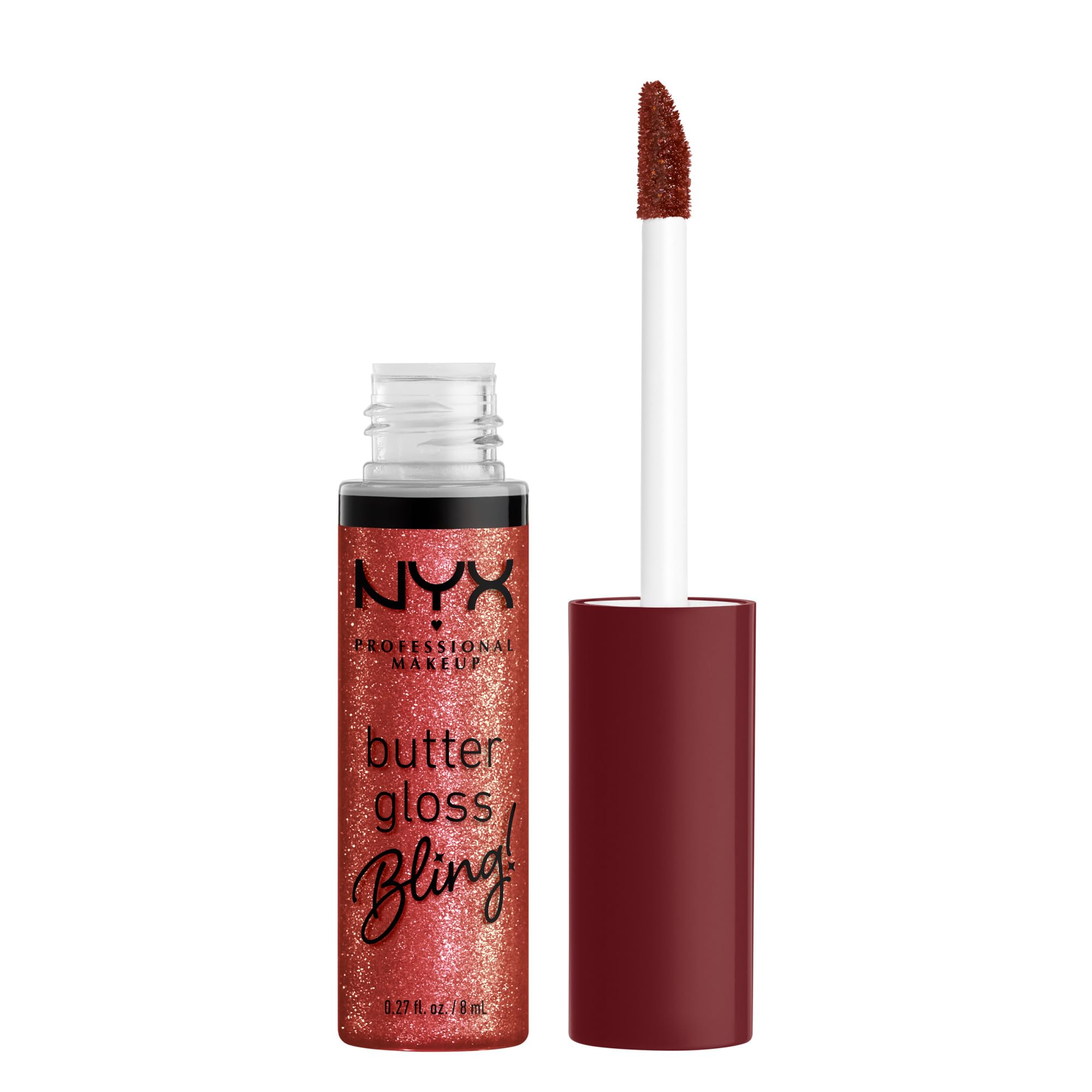 NYX PROFESSIONAL MAKEUP Butter Gloss, Non-Sticky Lip Gloss - Tiramisu (Brown)
