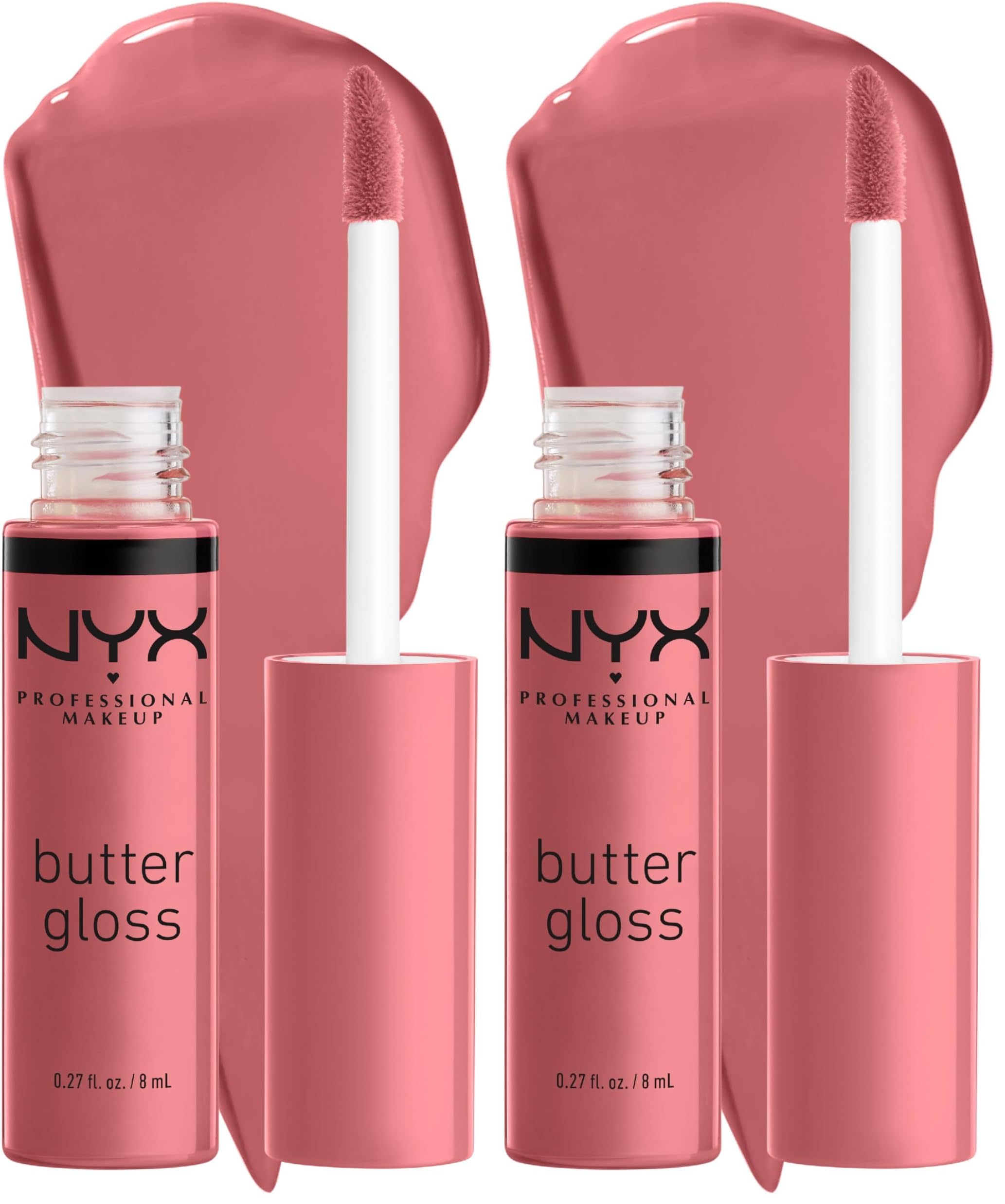 NYX PROFESSIONAL MAKEUP Butter Gloss, Non-Sticky Lip Gloss - Tiramisu (Brown)