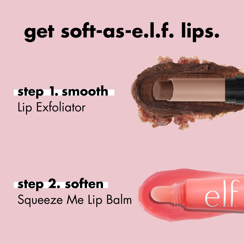 e.l.f. Squeeze Me Lip Balm, Moisturizing Lip Balm for A Sheer Tint of Color, Infused with Hyaluronic Acid, Vegan & Cruelty-Free