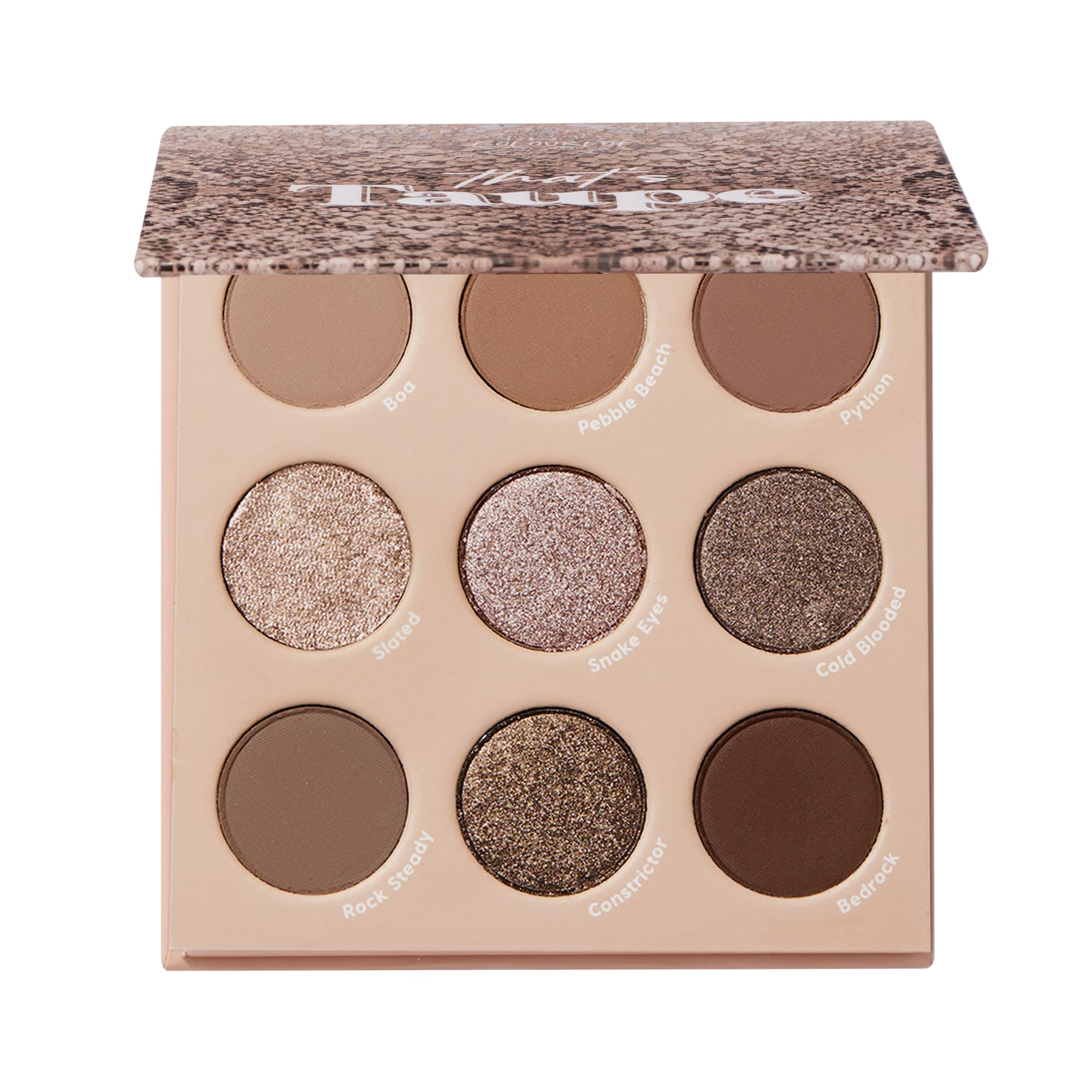 ColourPop Nude Mood Eyeshadow Palette - Brown & Copper Palette with Metallic and Matte Finishes - High-Pigment Eye Makeup with a Long-Wearing Formula (0.3 oz)