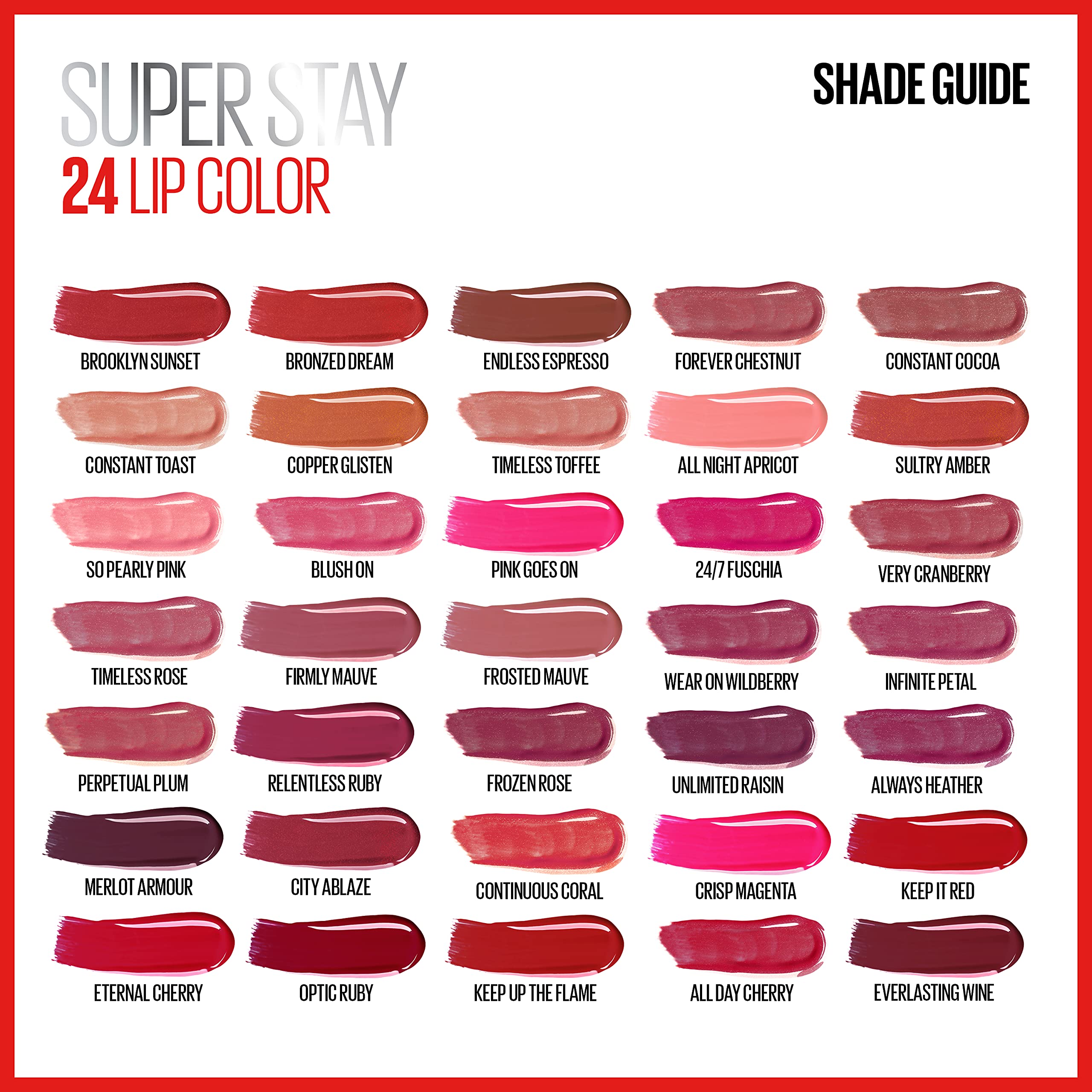 Maybelline Super Stay 24, 2-Step Liquid Lipstick Makeup, Long Lasting Highly Pigmented Color with Moisturizing Balm, Everlasting Wine, Plum Red, 1 Count
