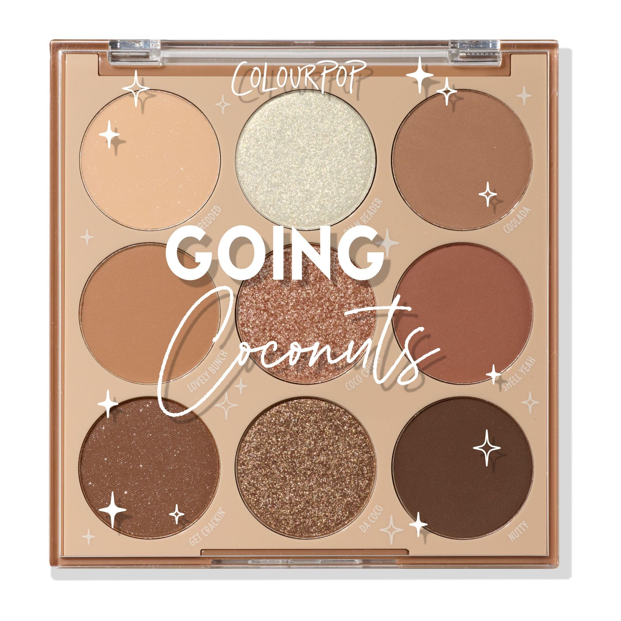 ColourPop Nude Mood Eyeshadow Palette - Brown & Copper Palette with Metallic and Matte Finishes - High-Pigment Eye Makeup with a Long-Wearing Formula (0.3 oz)