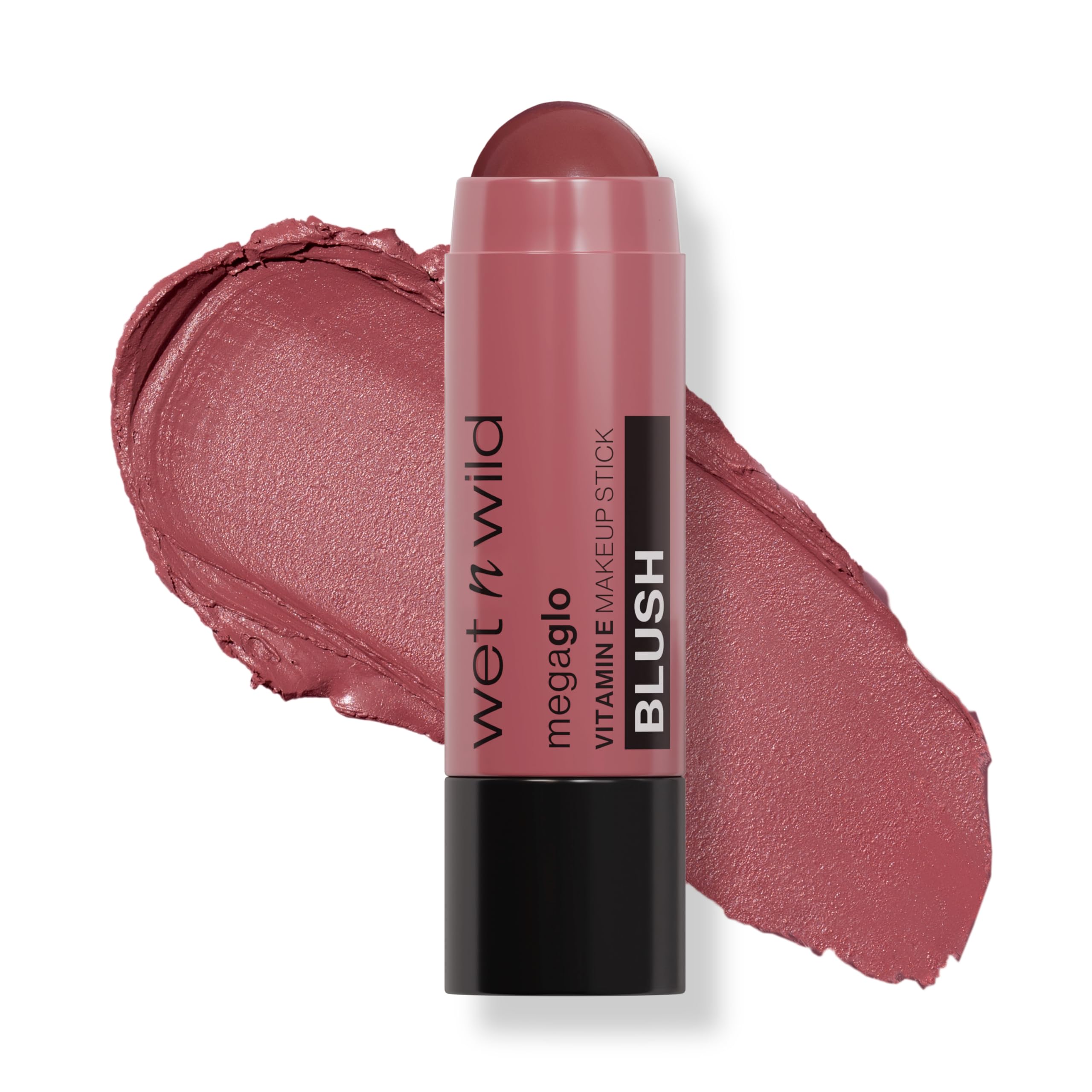 wet n wild MegaGlo Makeup Stick, Buildable Color, Versatile Use, Cruelty-Free & Vegan - Dusty Pink