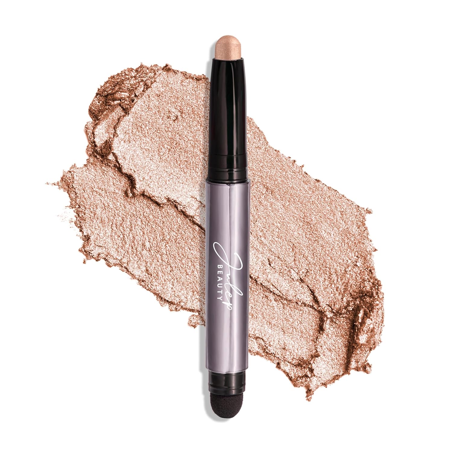 Julep Eyeshadow 101 Cream-to-Powder Waterproof Shadow Stick – Champagne Shimmer – Long-Lasting, Crease-Proof, Medium Golden-Beige Shimmer Cream Eyeshadow with Built-in Smudger