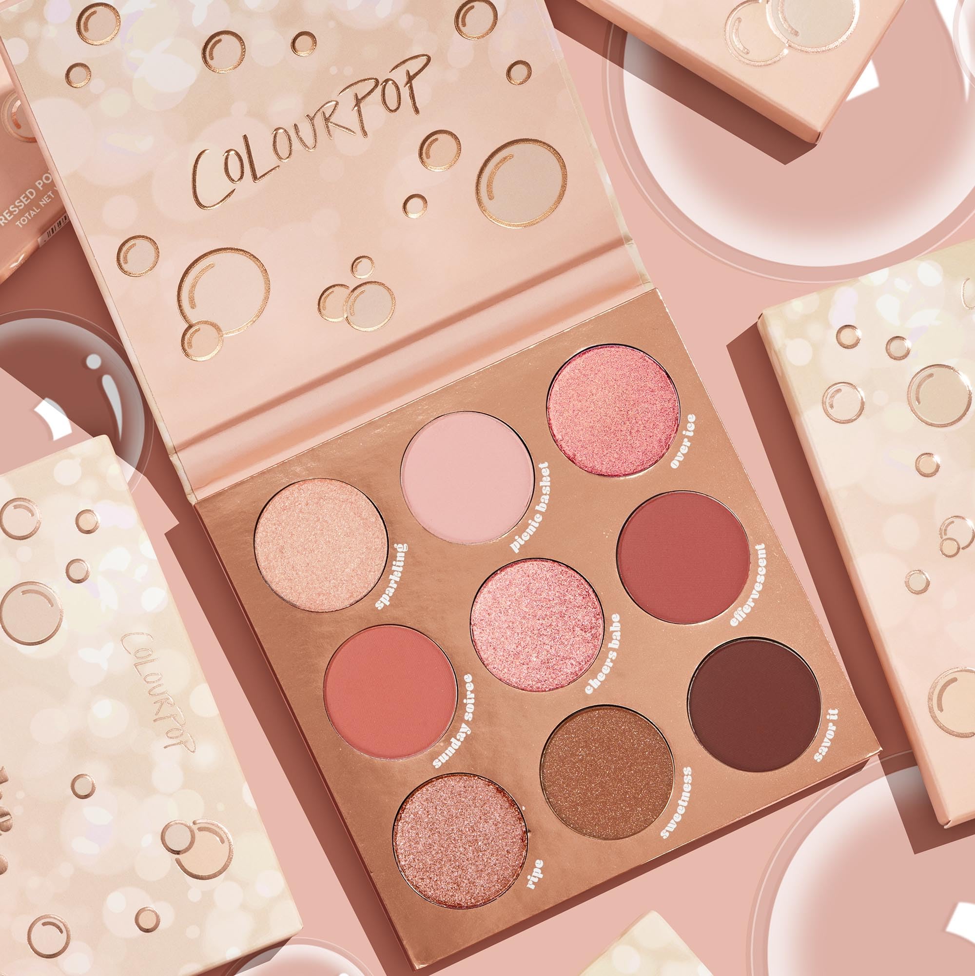 ColourPop Nude Mood Eyeshadow Palette - Brown & Copper Palette with Metallic and Matte Finishes - High-Pigment Eye Makeup with a Long-Wearing Formula (0.3 oz)