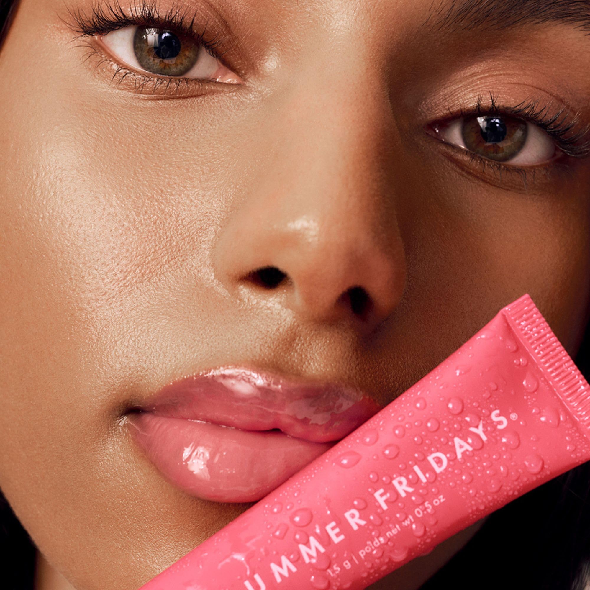 Summer Fridays Tinted Lip Butter Balm - Conditioning Vegan Lip Balm for Instant Moisture, Shine & Hydration - Sheer-Tinted, Soothing Skincare - Cherry (.5 Oz)