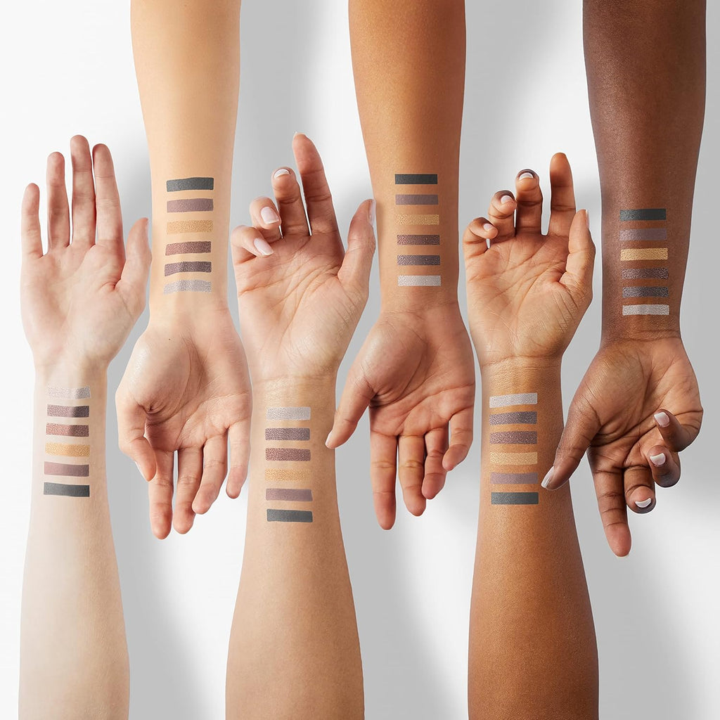 6PCS Eyeshadow Stick Makeup Sets,Dark Brown Shimmer Eyeshaow Pencil, Long Lasting Metallic Eye Shadow,Eye Brightener Stick Pencil Crayon, A02-Taupe Mauve