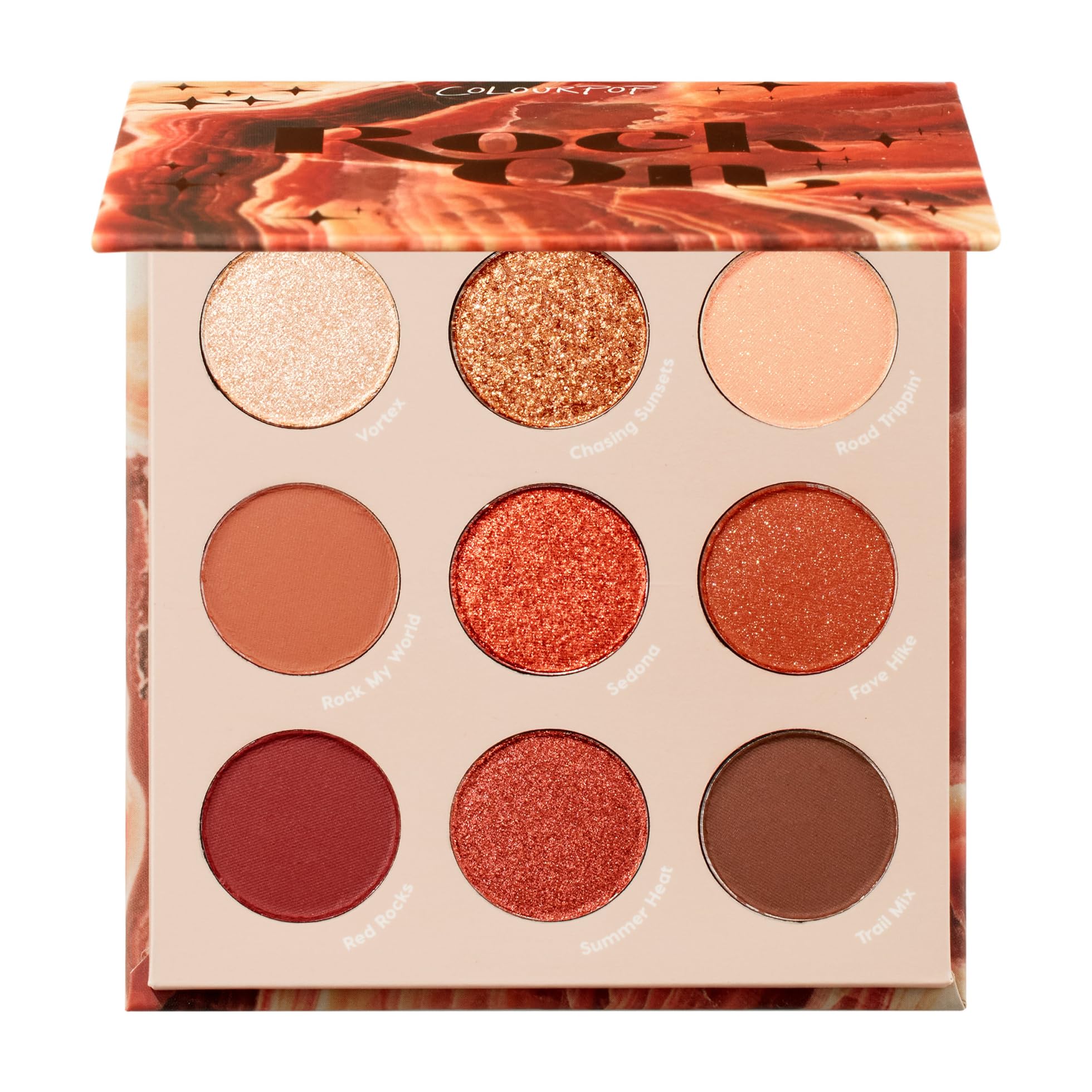 ColourPop Nude Mood Eyeshadow Palette - Brown & Copper Palette with Metallic and Matte Finishes - High-Pigment Eye Makeup with a Long-Wearing Formula (0.3 oz)