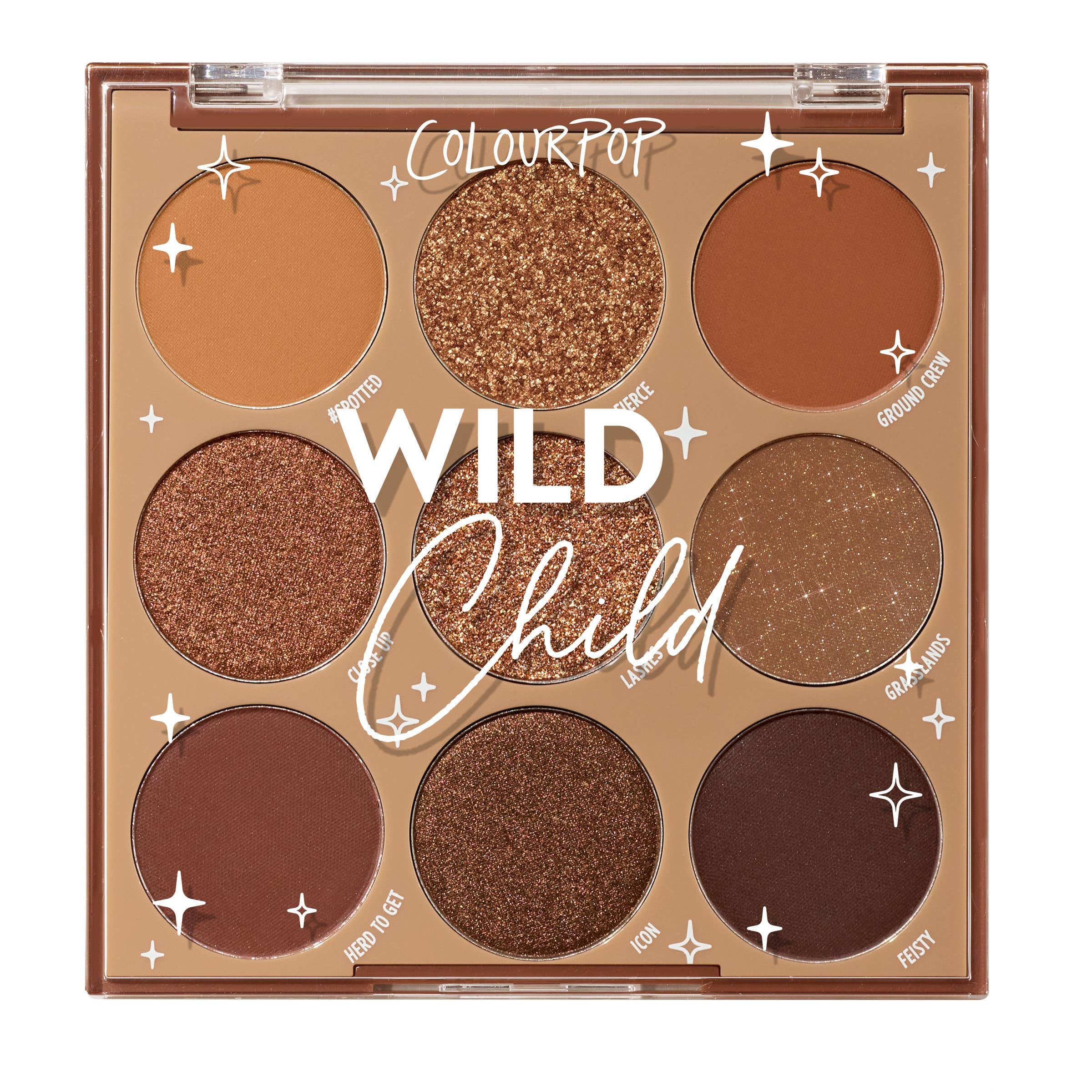 ColourPop Nude Mood Eyeshadow Palette - Brown & Copper Palette with Metallic and Matte Finishes - High-Pigment Eye Makeup with a Long-Wearing Formula (0.3 oz)