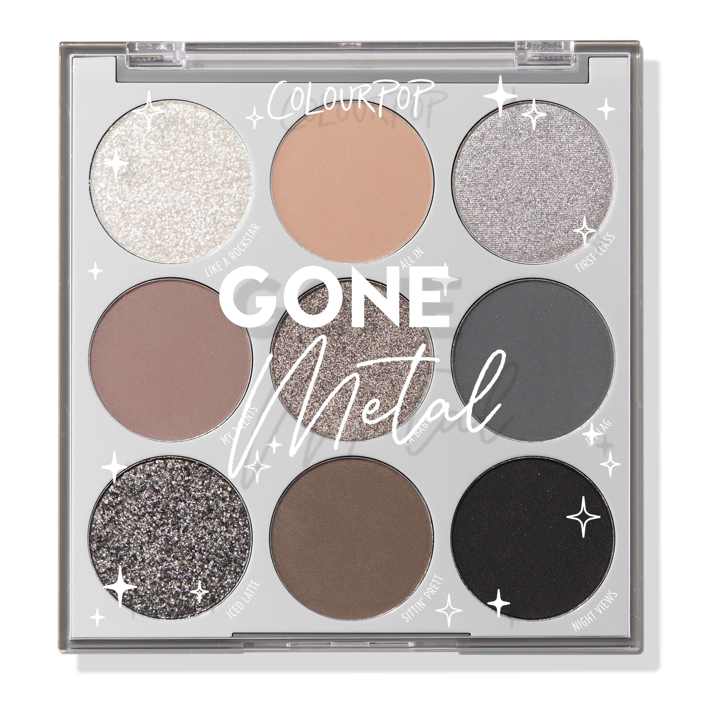 ColourPop Nude Mood Eyeshadow Palette - Brown & Copper Palette with Metallic and Matte Finishes - High-Pigment Eye Makeup with a Long-Wearing Formula (0.3 oz)
