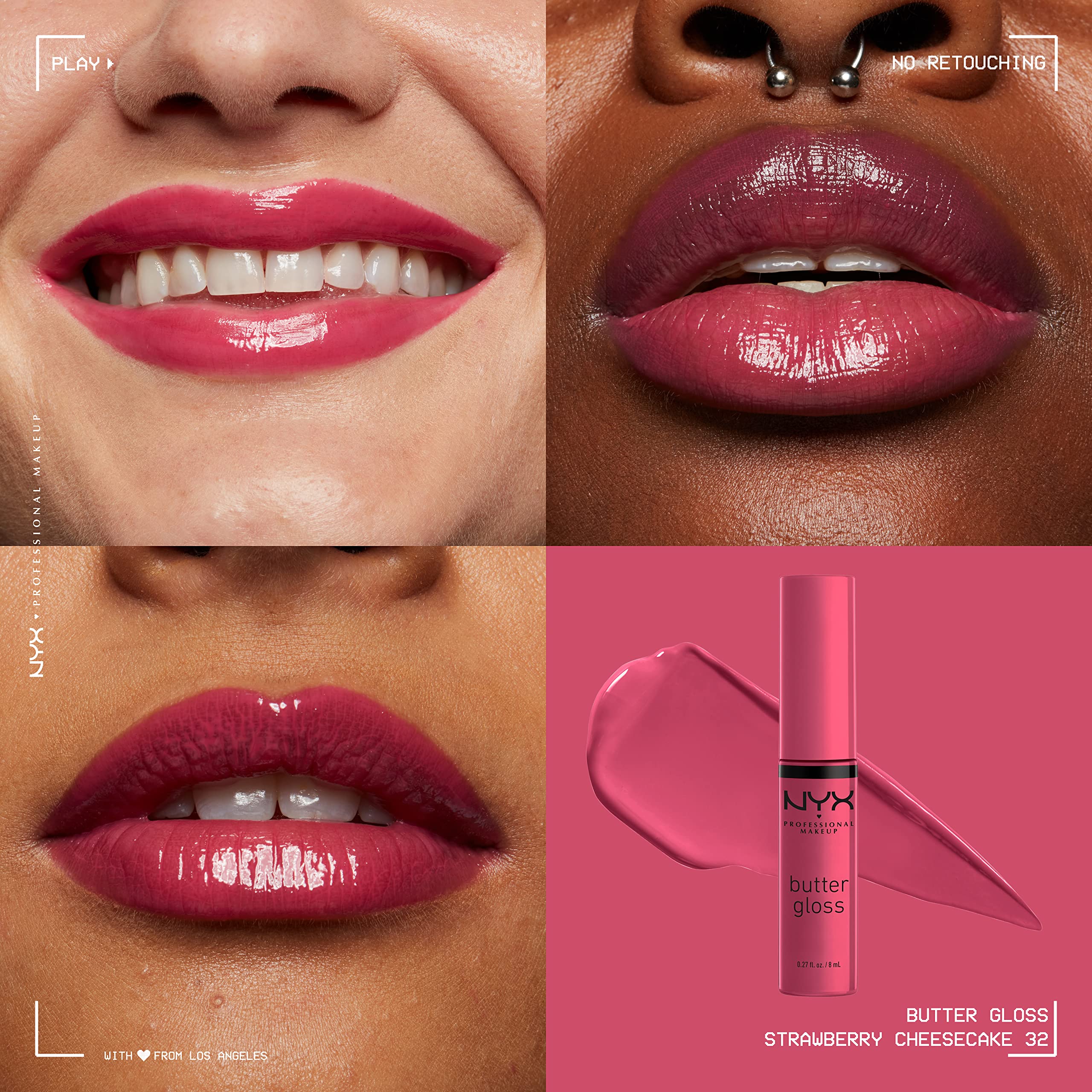 NYX PROFESSIONAL MAKEUP Butter Gloss, Non-Sticky Lip Gloss - Tiramisu (Brown)