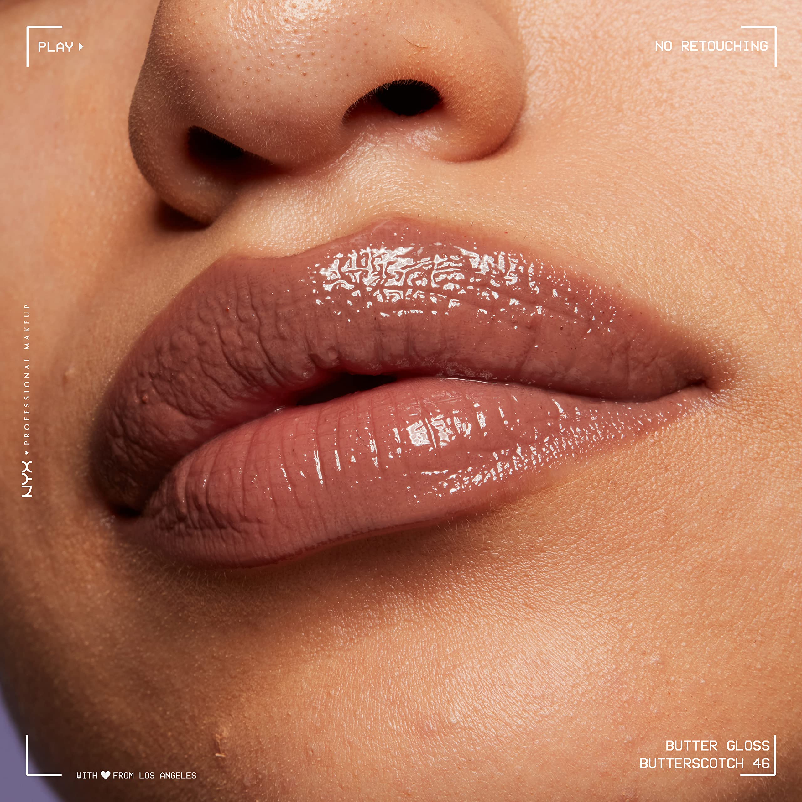 NYX PROFESSIONAL MAKEUP Butter Gloss, Non-Sticky Lip Gloss - Tiramisu (Brown)