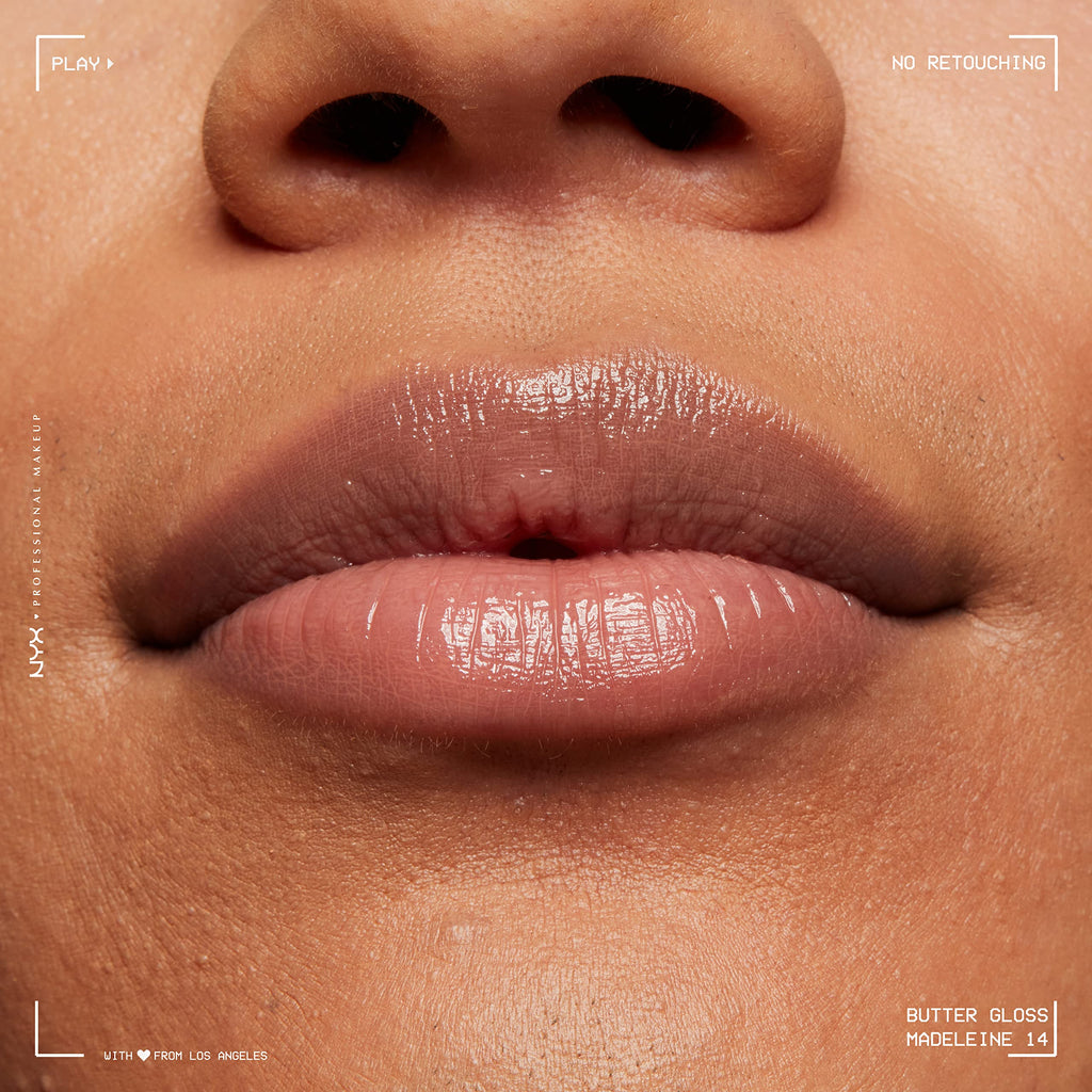 NYX PROFESSIONAL MAKEUP Butter Gloss, Non-Sticky Lip Gloss - Tiramisu (Brown)