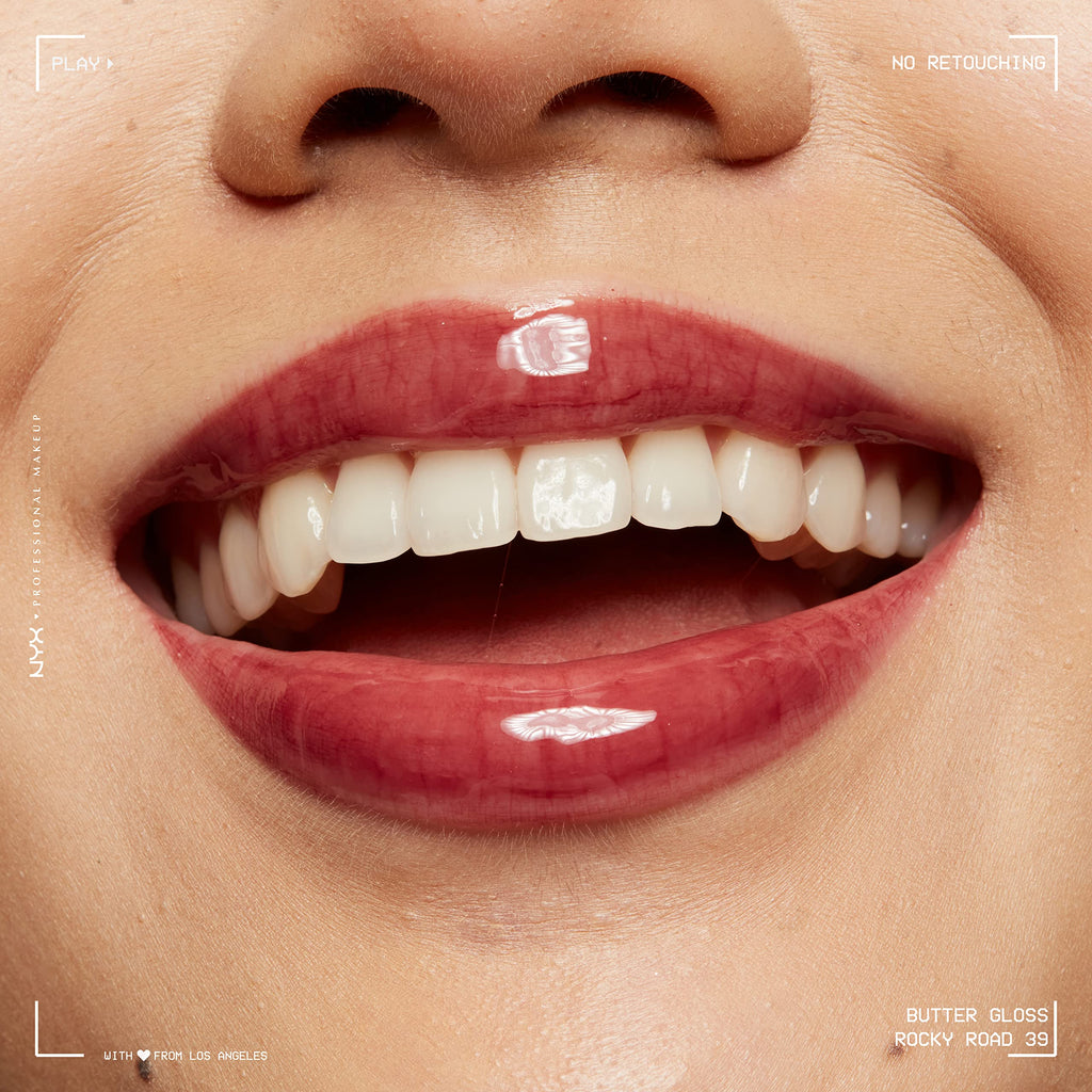 NYX PROFESSIONAL MAKEUP Butter Gloss, Non-Sticky Lip Gloss - Tiramisu (Brown)