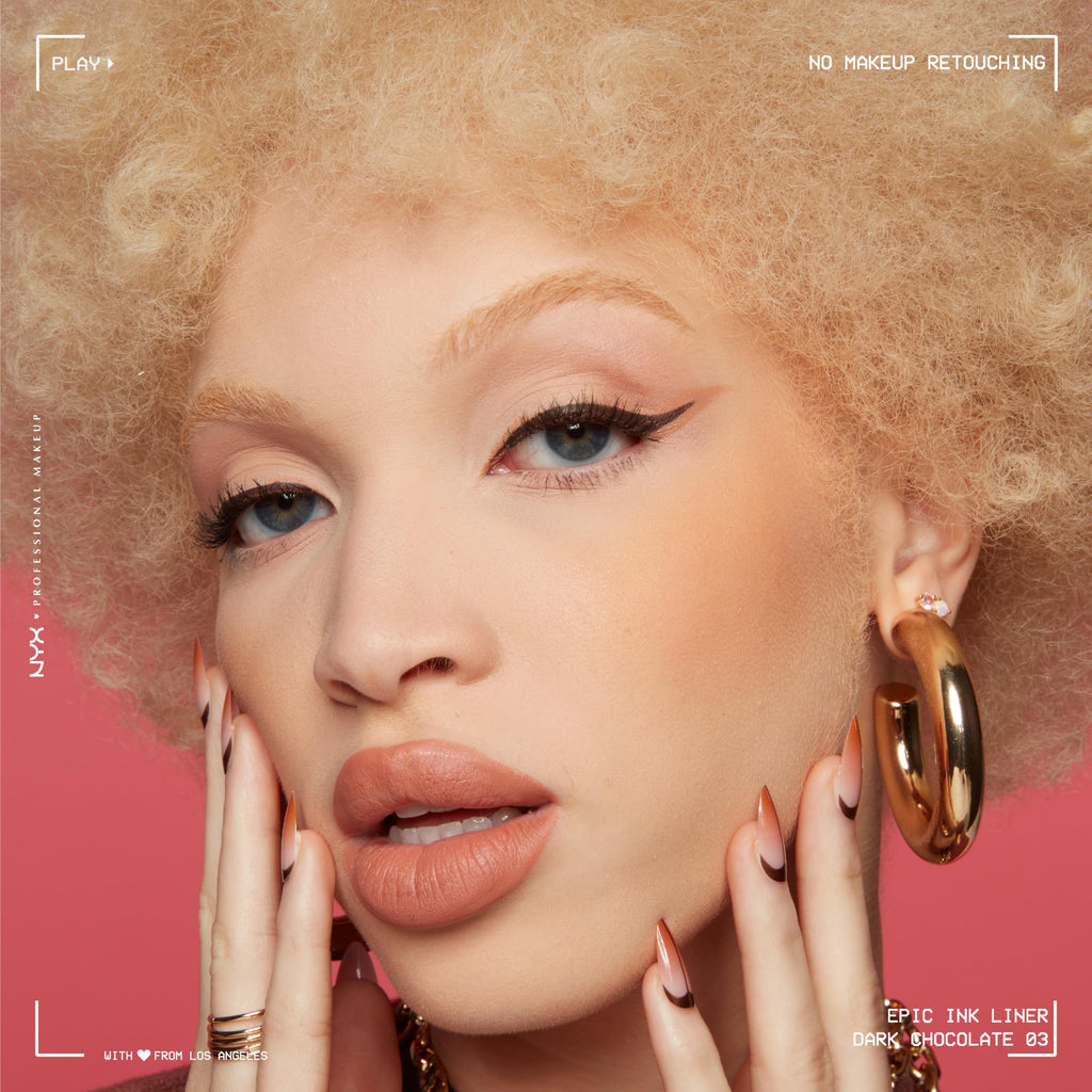 NYX PROFESSIONAL MAKEUP Epic Ink Liner, Waterproof Liquid Eyeliner - Black, Vegan Formula