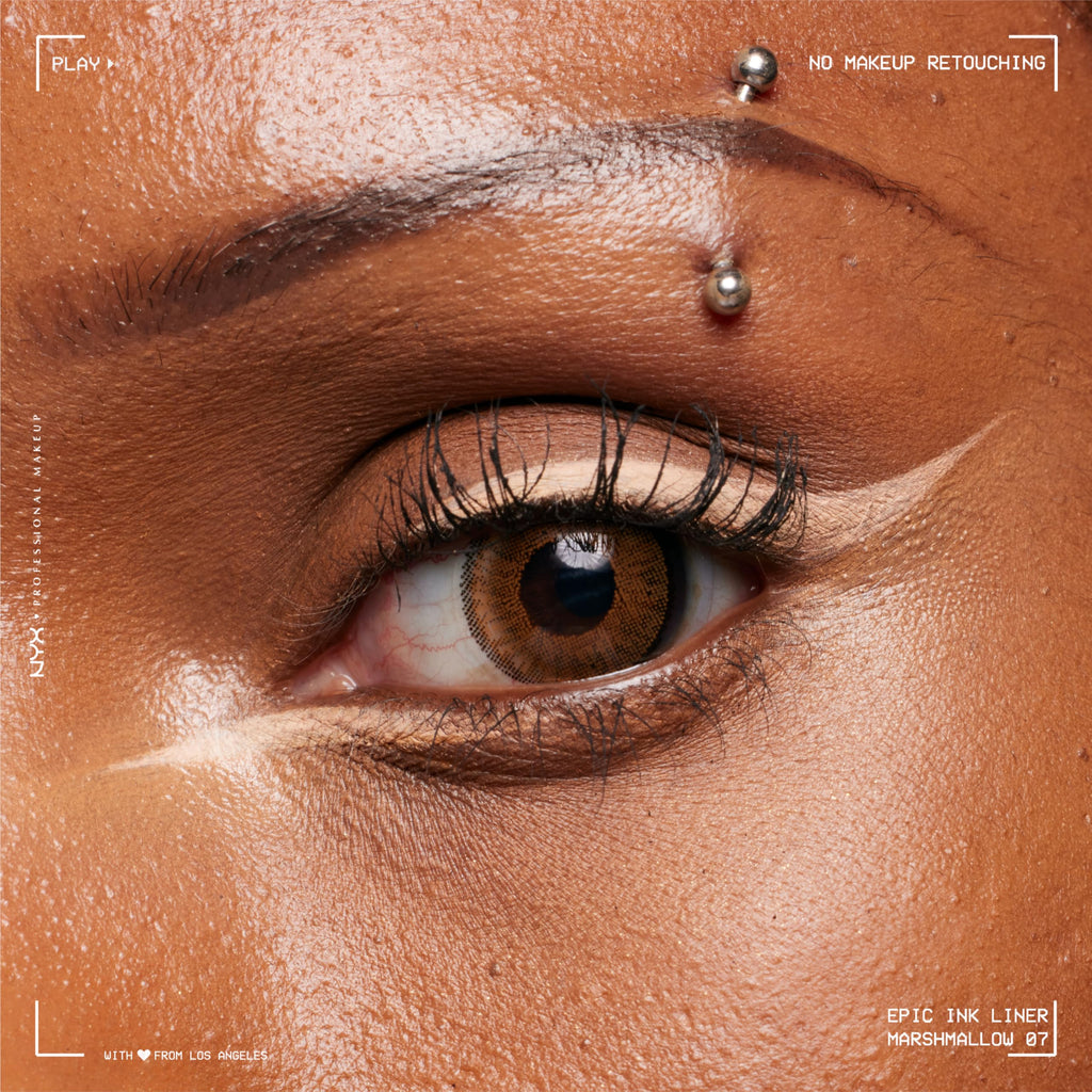 NYX PROFESSIONAL MAKEUP Epic Ink Liner, Waterproof Liquid Eyeliner - Black, Vegan Formula