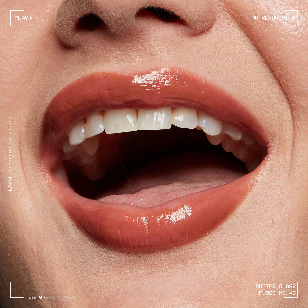 NYX PROFESSIONAL MAKEUP Butter Gloss, Non-Sticky Lip Gloss - Tiramisu (Brown)